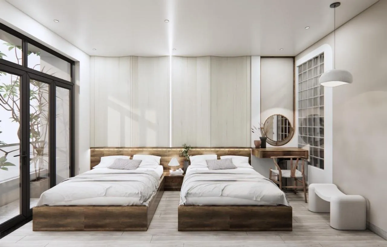 Bed in T&T Luxury Hotel