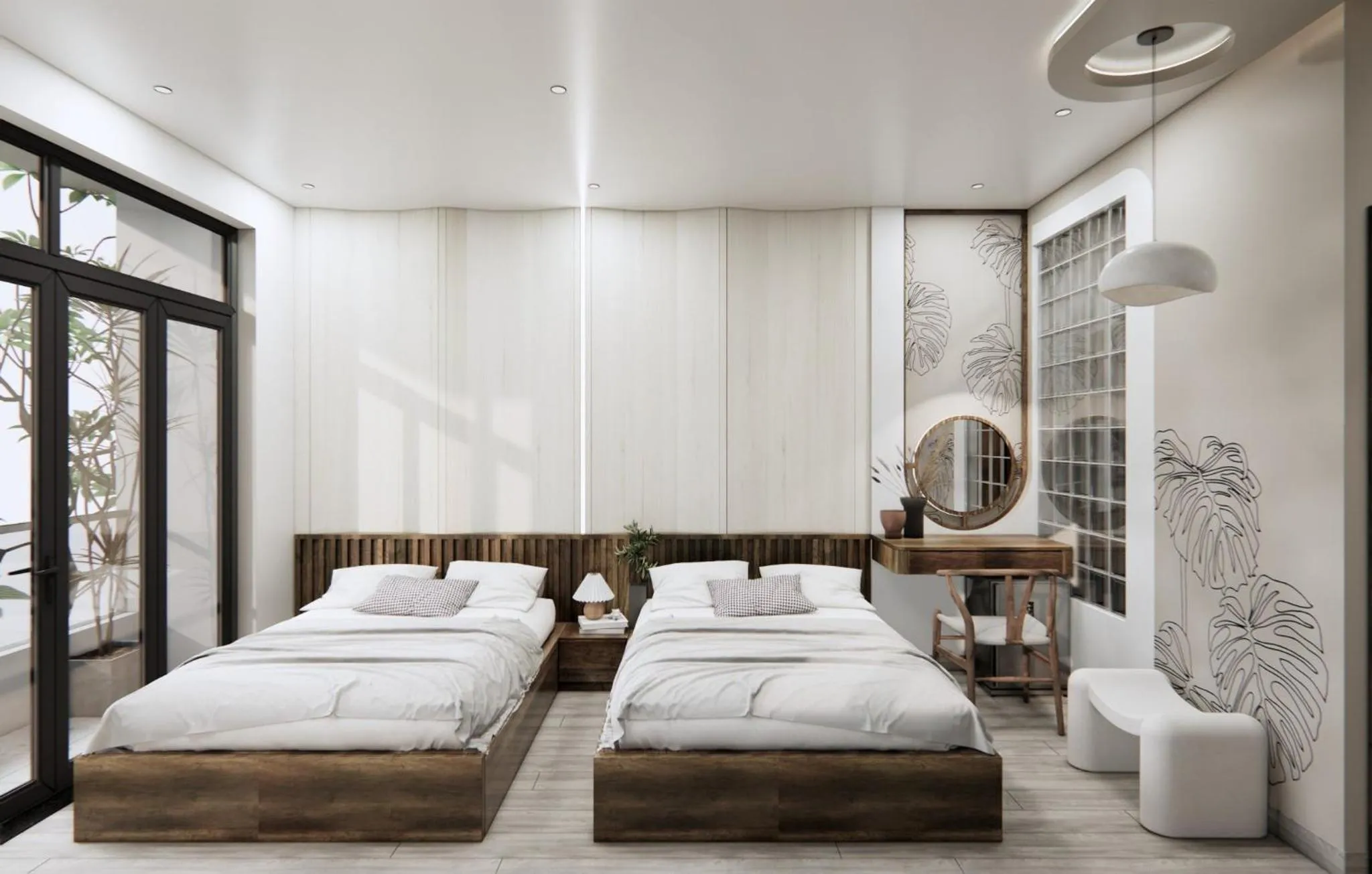 Bed in T&T Luxury Hotel