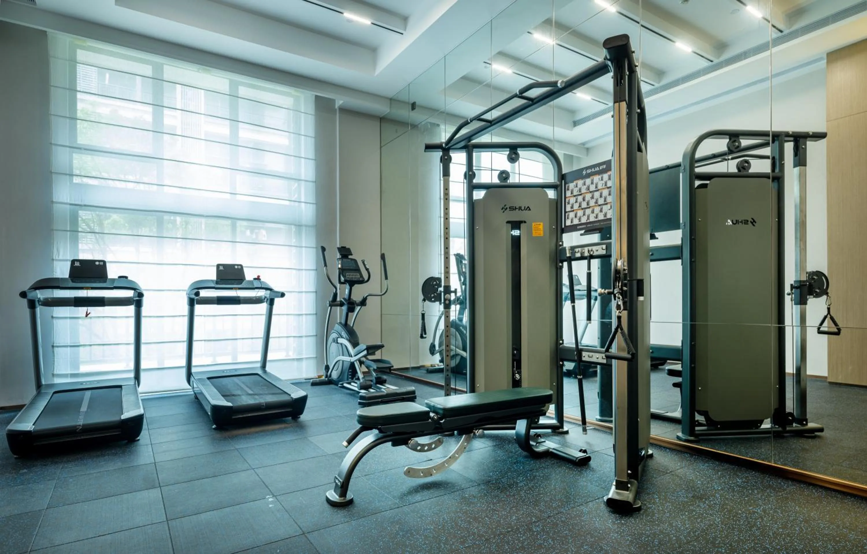 Fitness centre/facilities in Baytop Living of Guangzhou Drimin House Hotel - Canton Fair Free Shuttle Bus