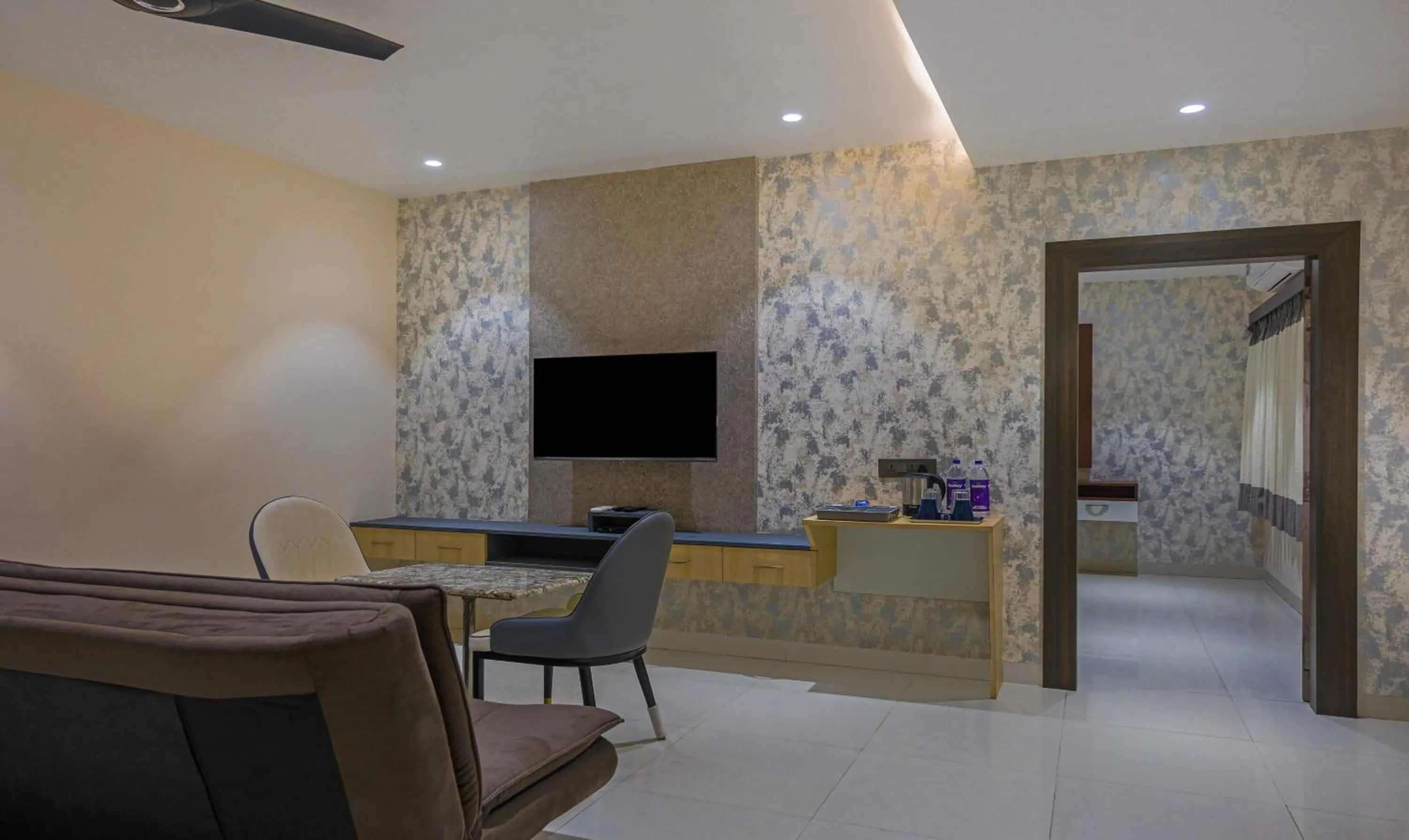 Seating area in Treebo Su Casa Grand