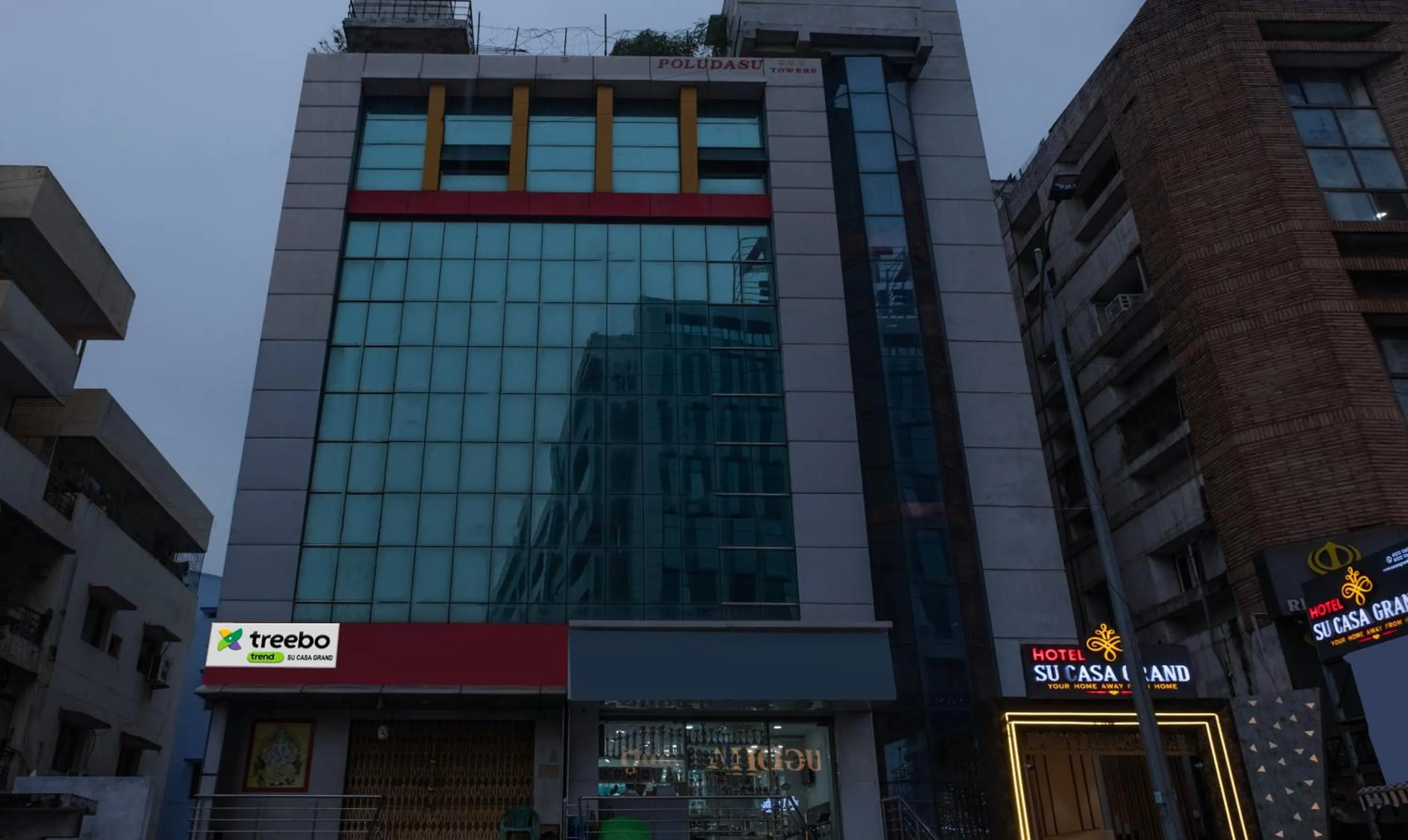 Property building in Treebo Su Casa Grand