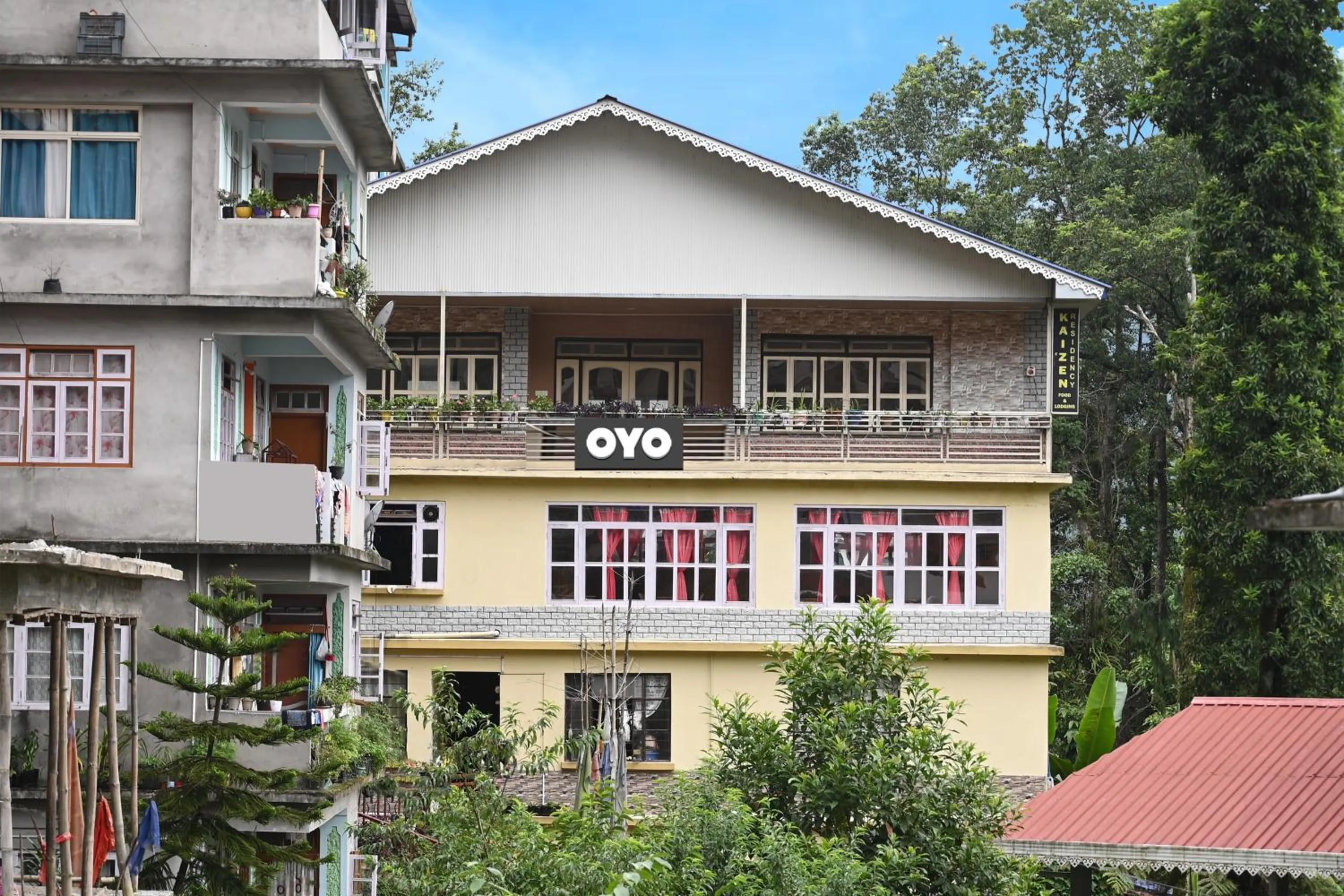 Facade/entrance in Hotel O Kaizen Residency