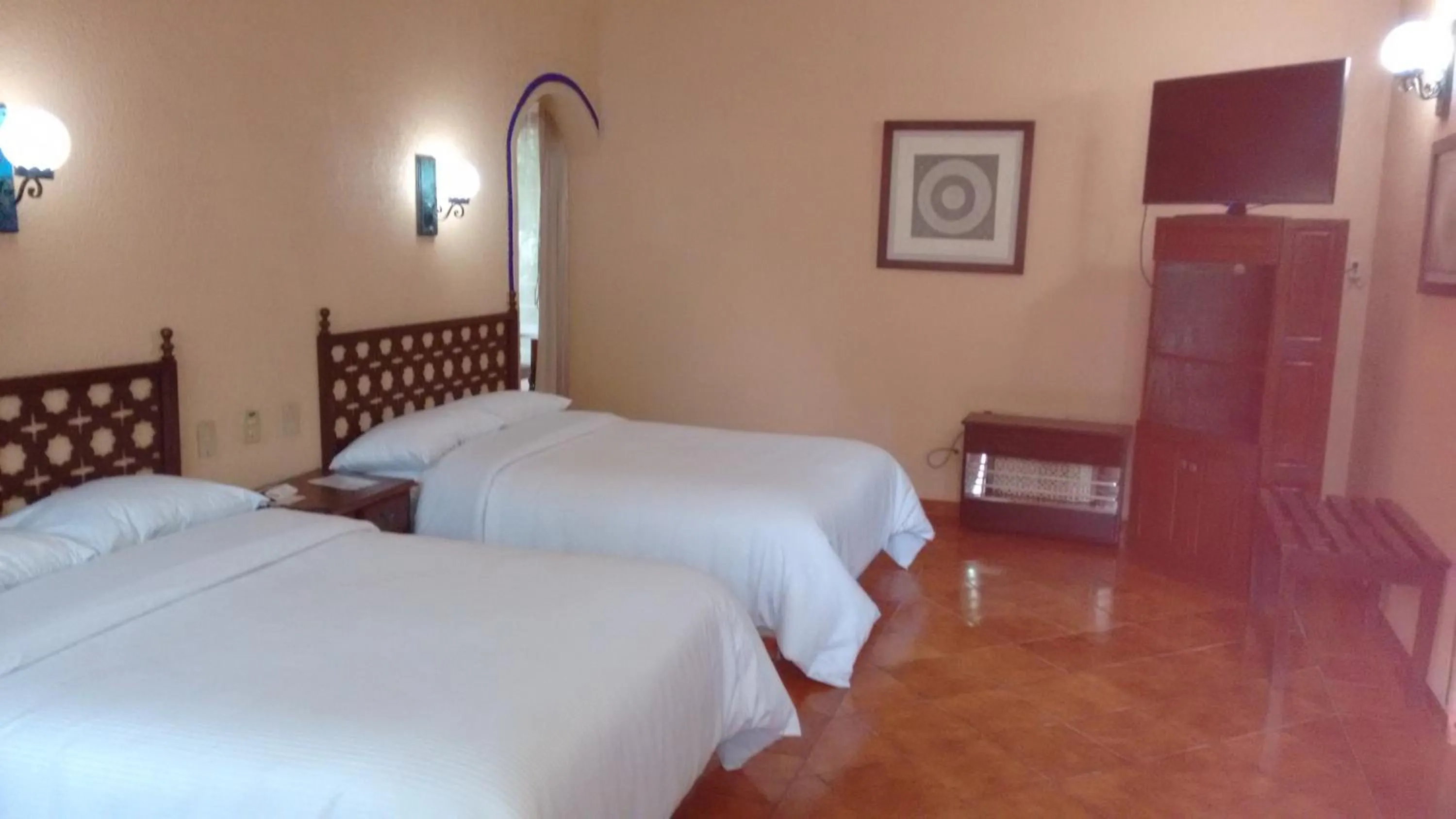 Bed in Hotel Mi Ranchito