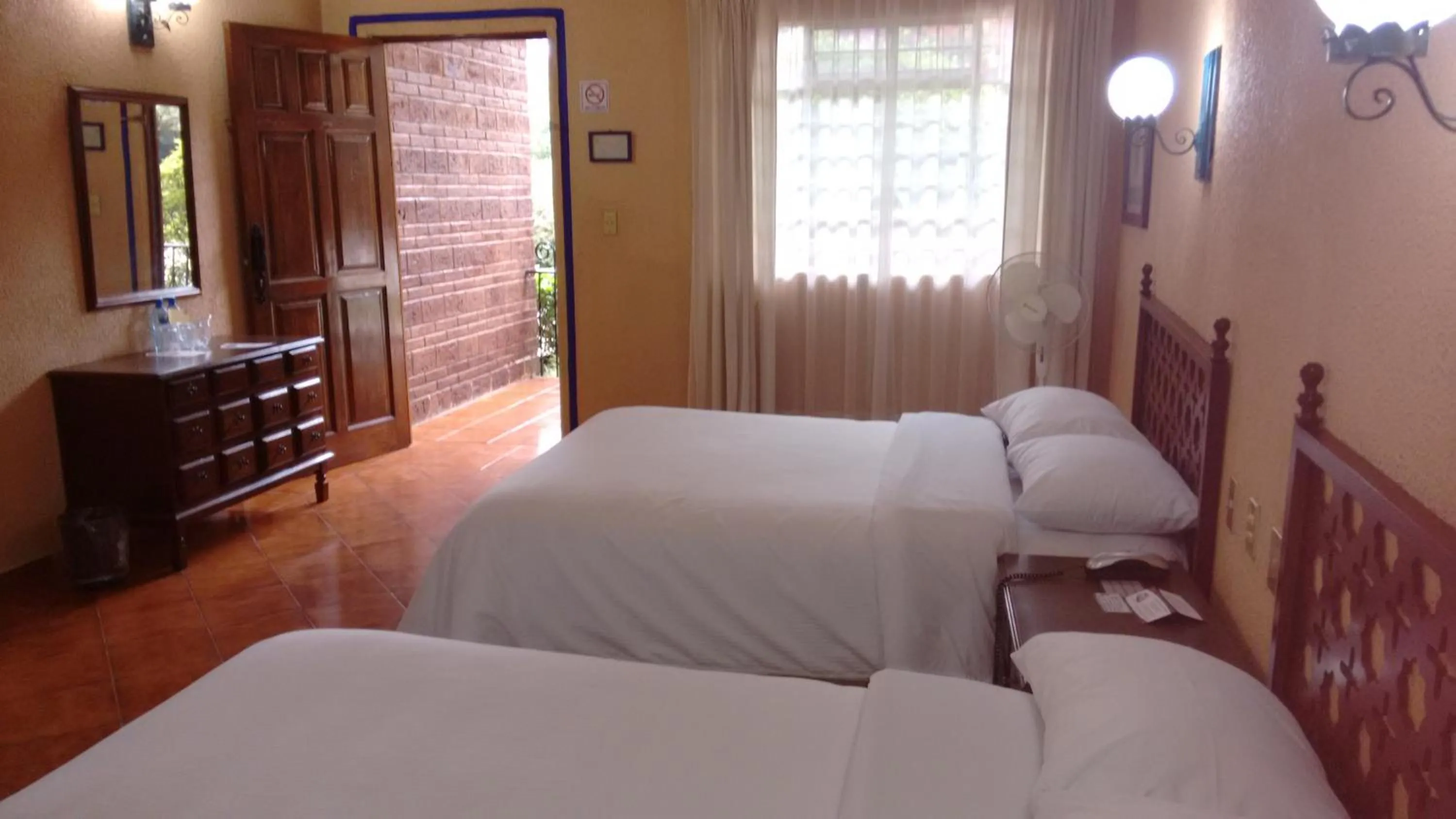 Bed in Hotel Mi Ranchito