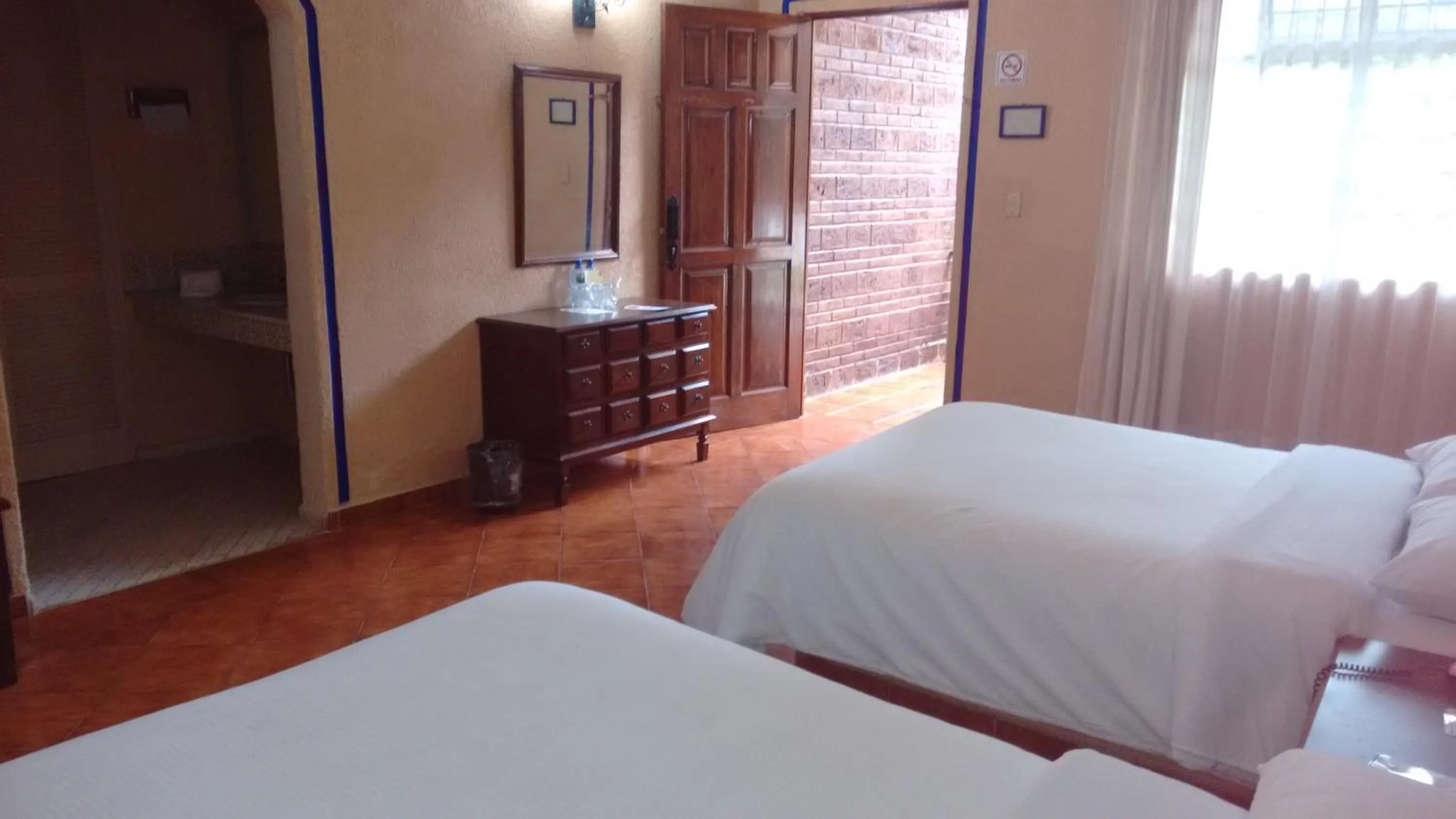 Bed in Hotel Mi Ranchito