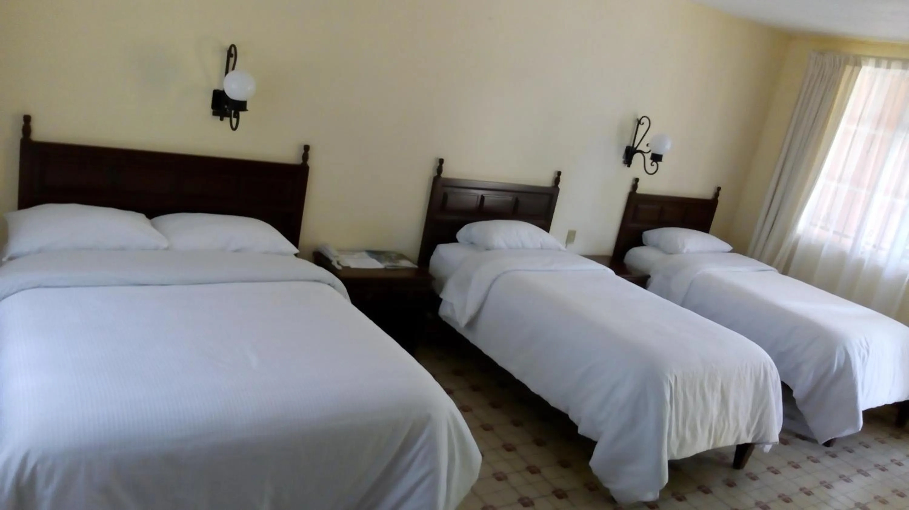 Bed in Hotel Mi Ranchito