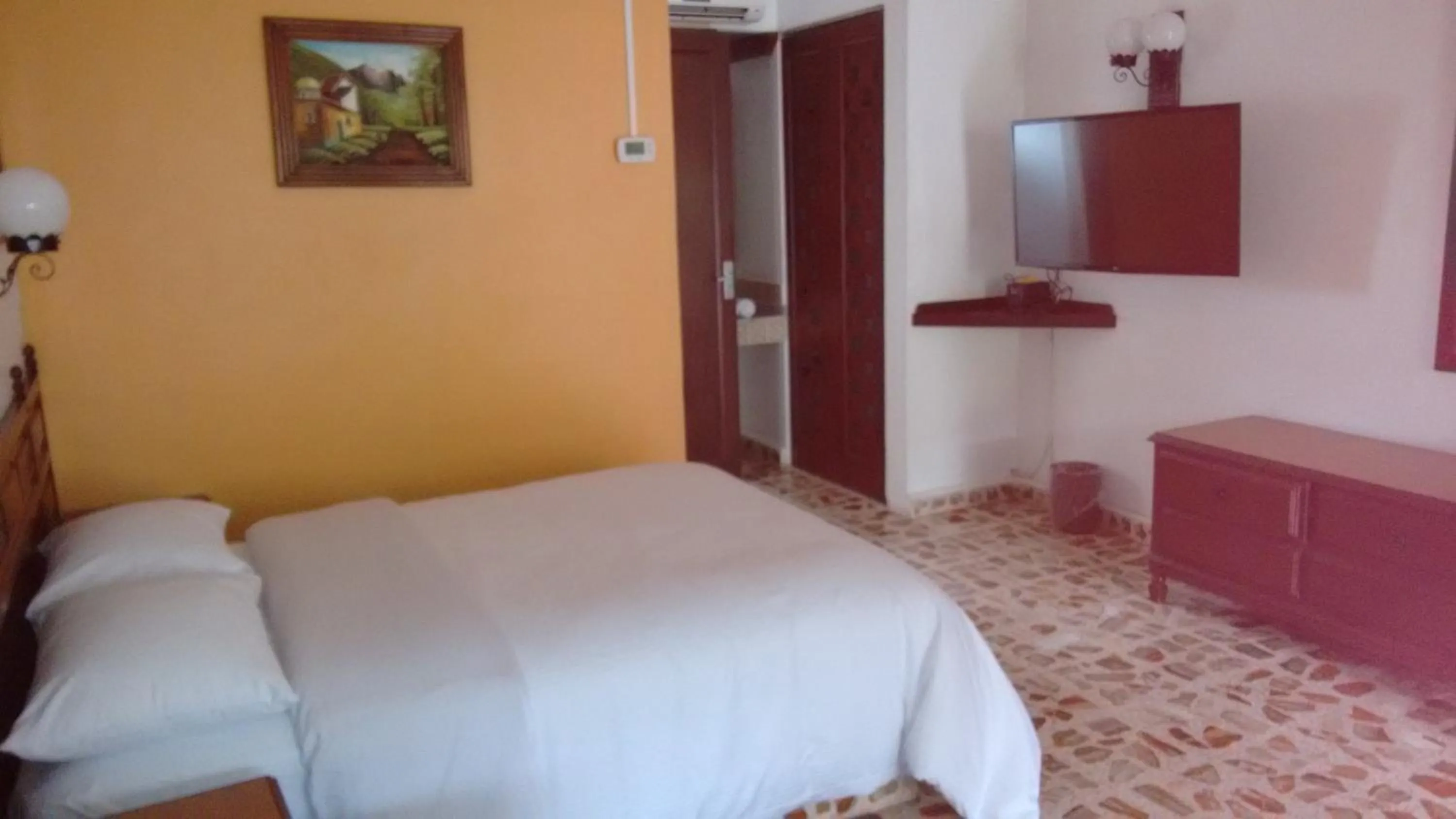 Bed in Hotel Mi Ranchito