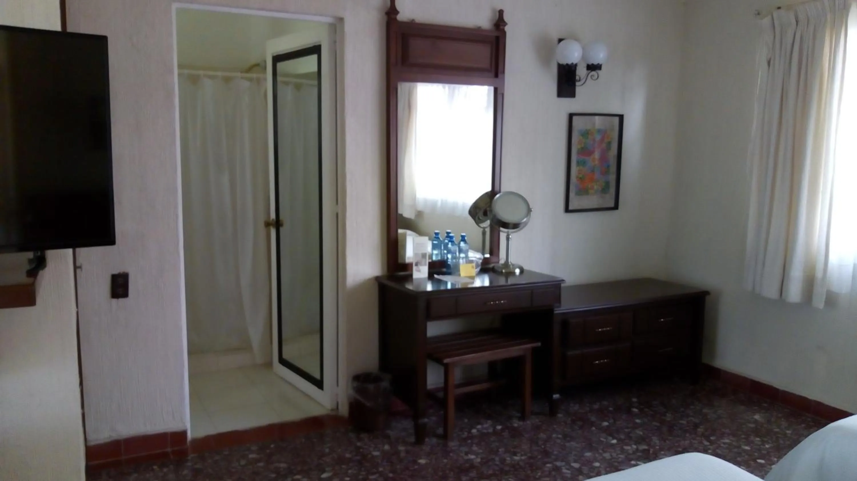 Bed in Hotel Mi Ranchito