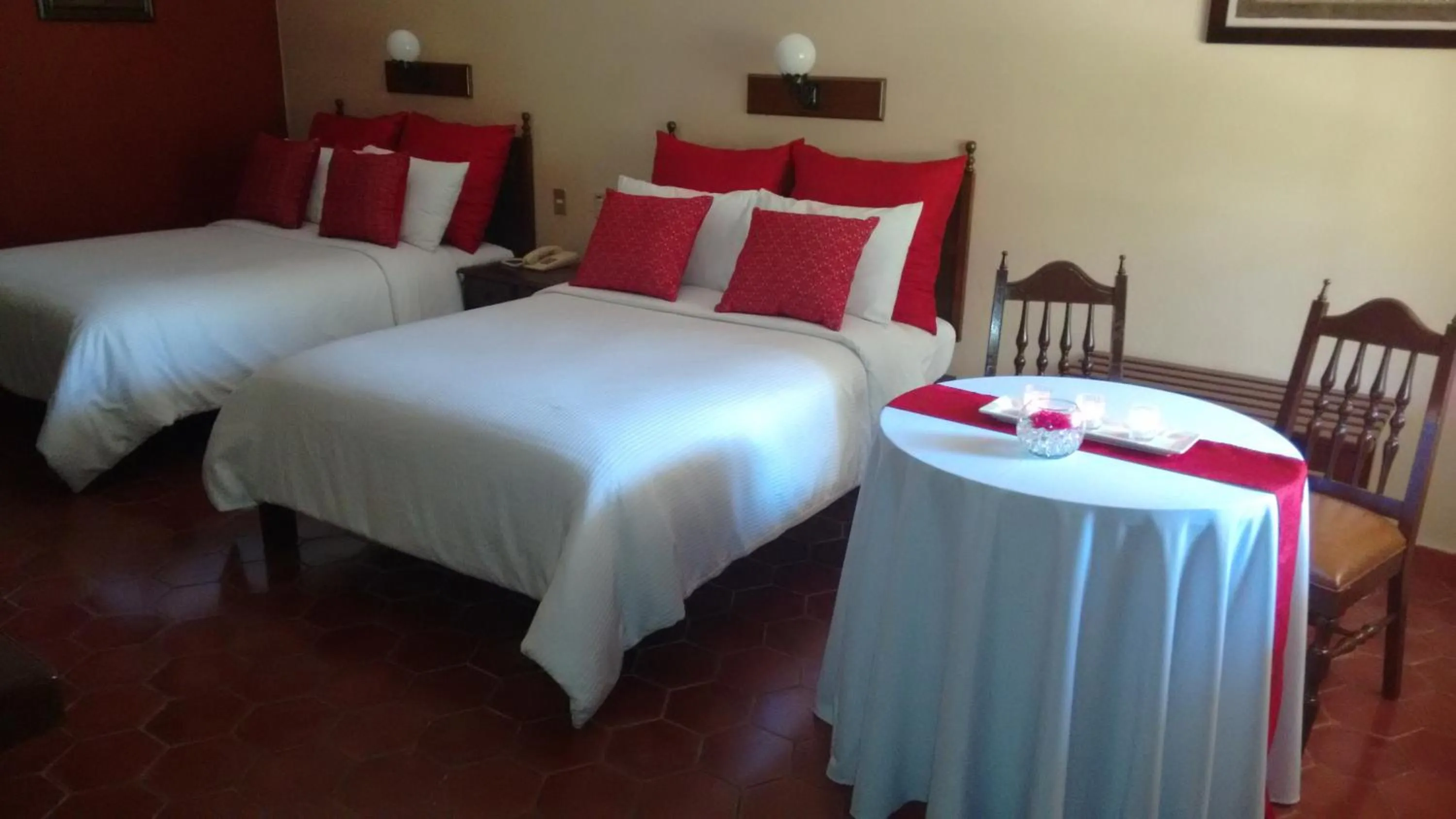 Bed in Hotel Mi Ranchito