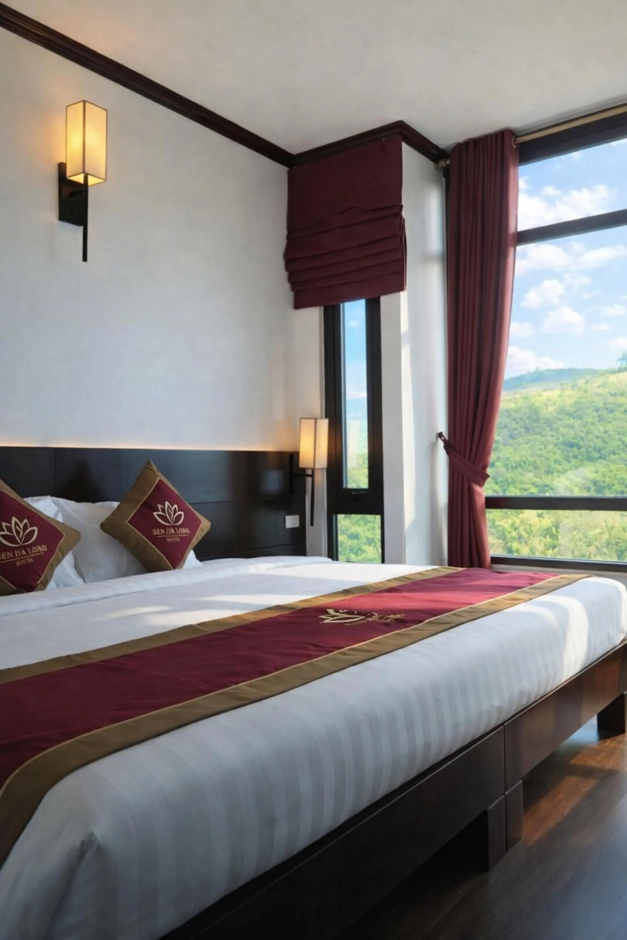 Natural landscape, Bed in Sen Hotel Hạ Long