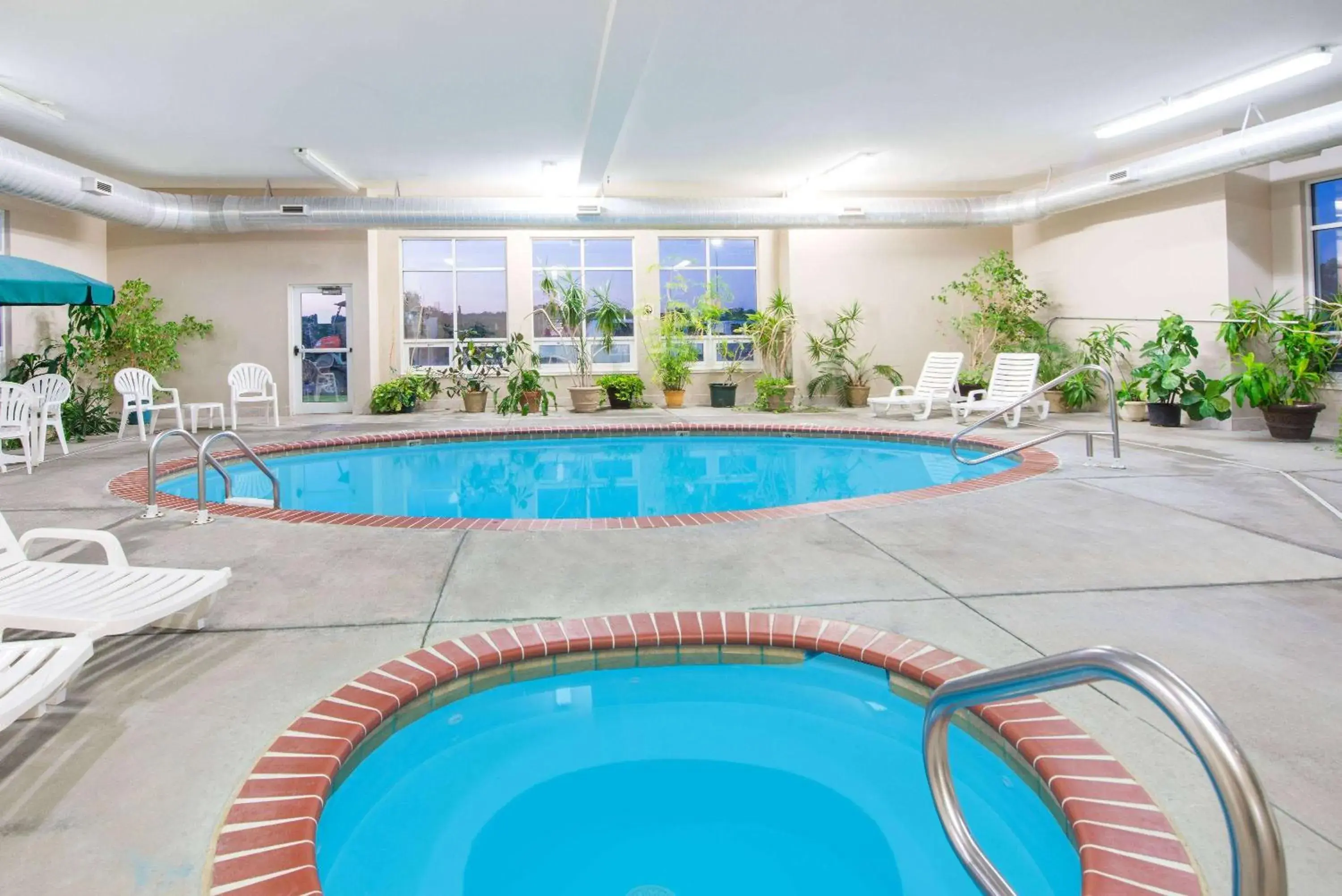 Pool view in Super 8 by Wyndham Iola KS Pool view in Super 8 by Wyndham Iola KS