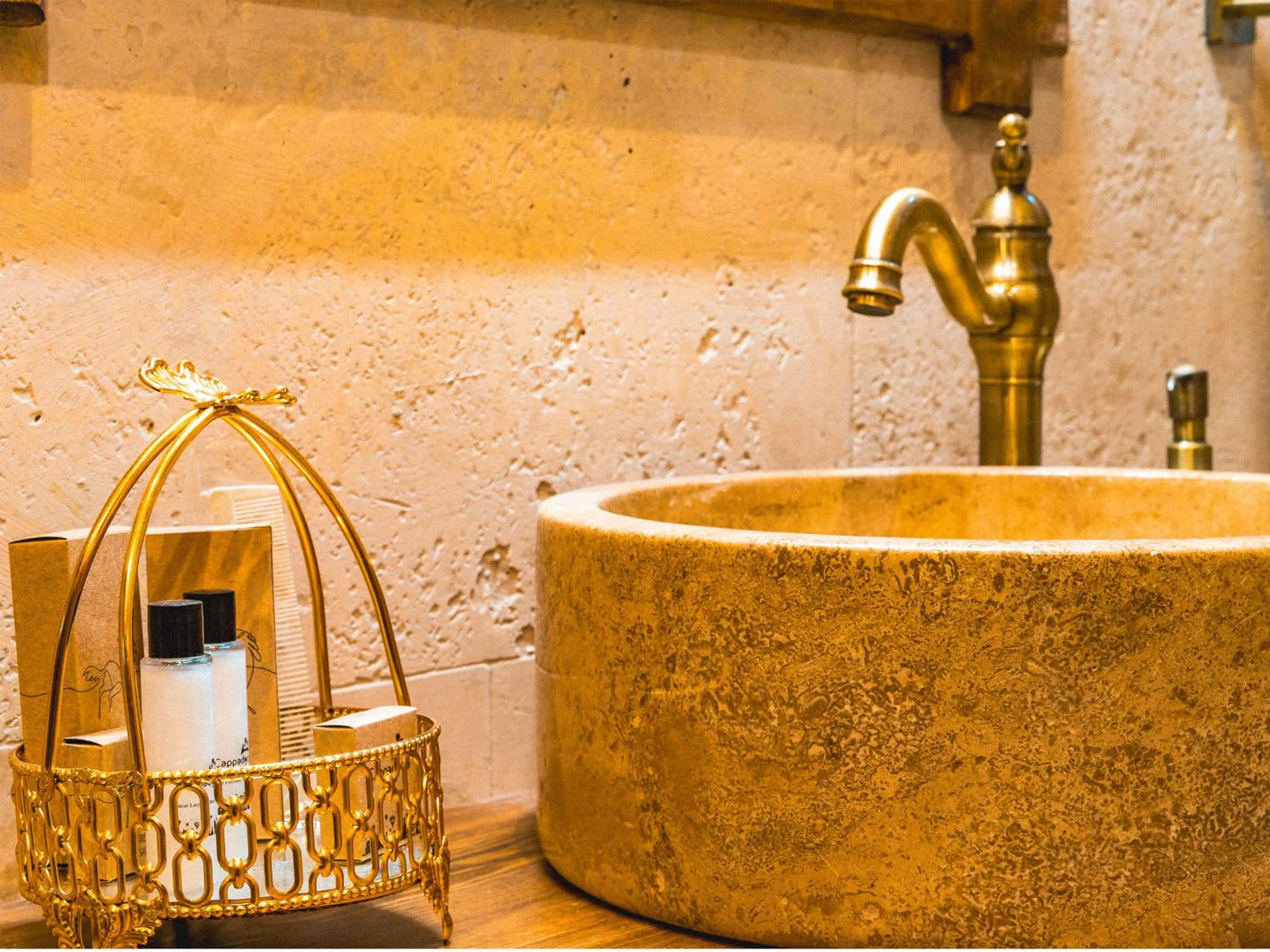 Bathroom in Cappanar Cave Hotel