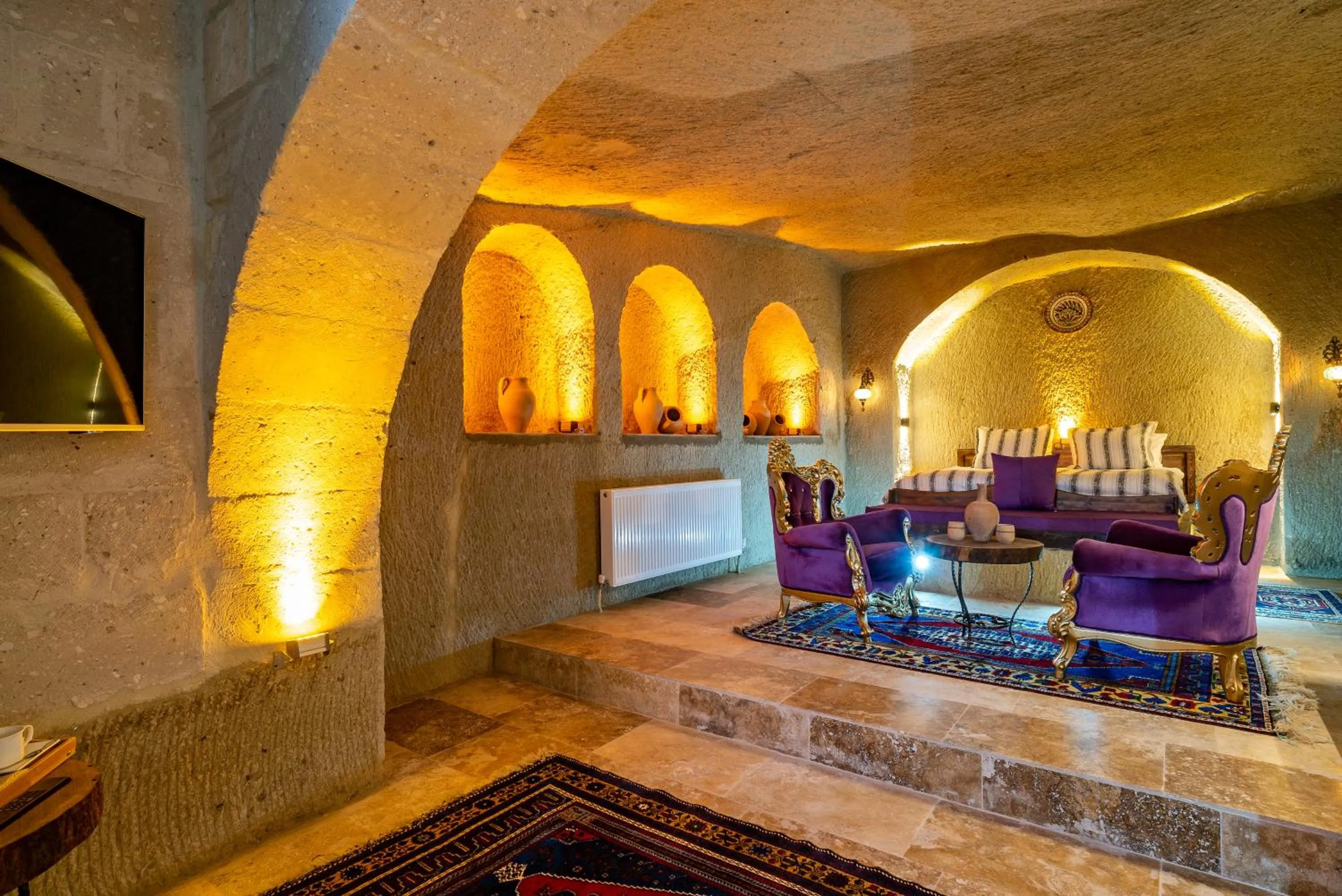 Living room in CAPPANAR CAVE HOTEL
