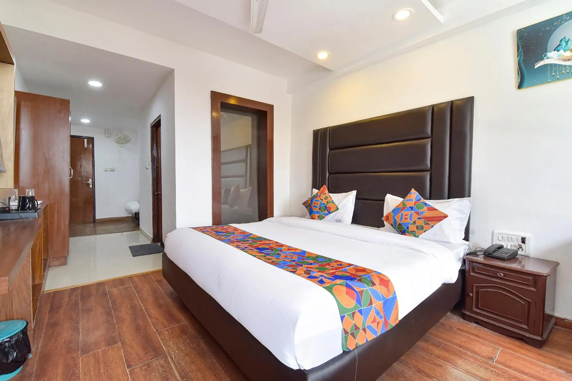 Bed in FabHotel Sikka Royal Classic - Mall road