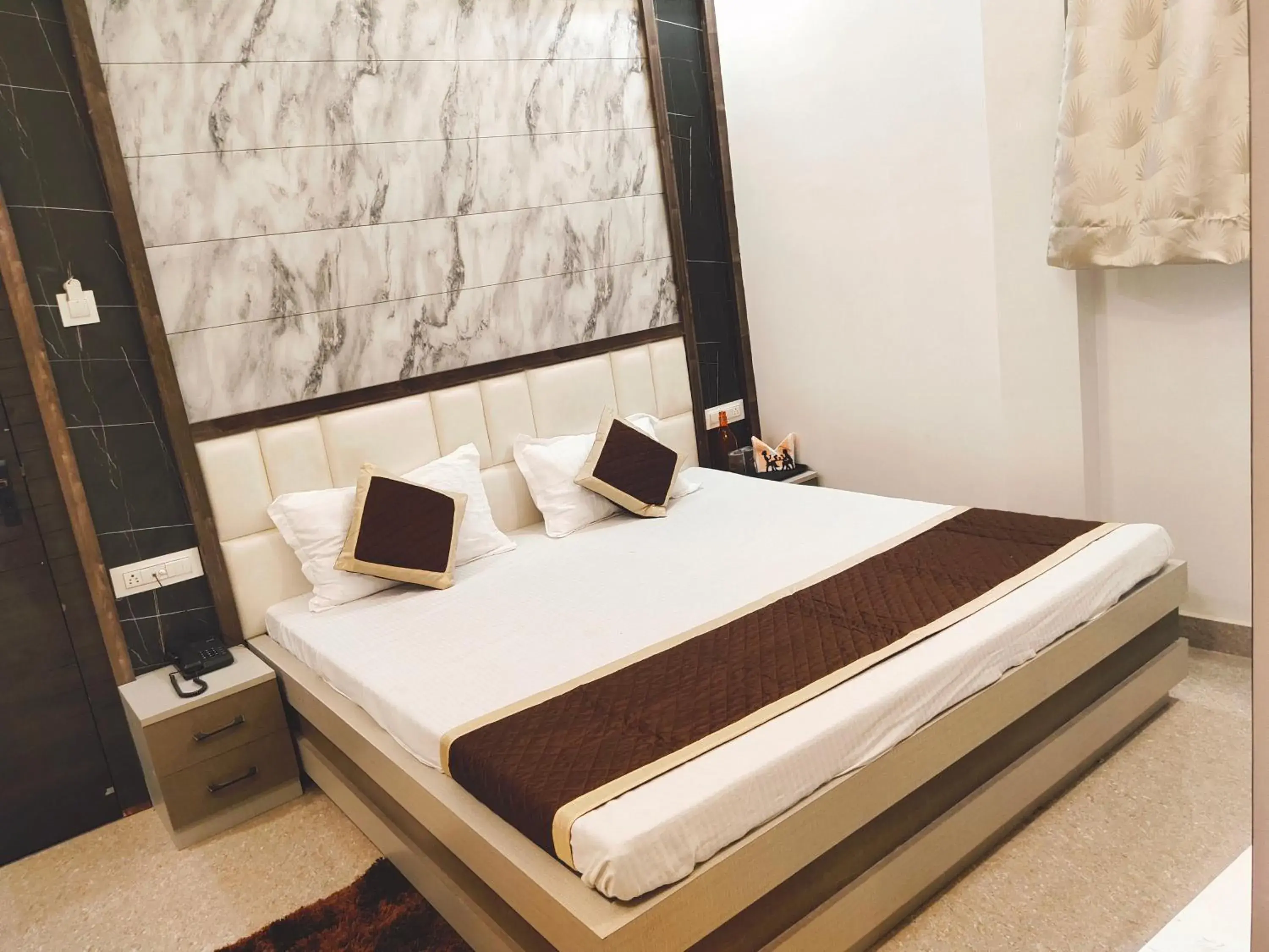 Bed in Hotel The Shree Jee Palace Bed in Hotel The Shree Jee Palace