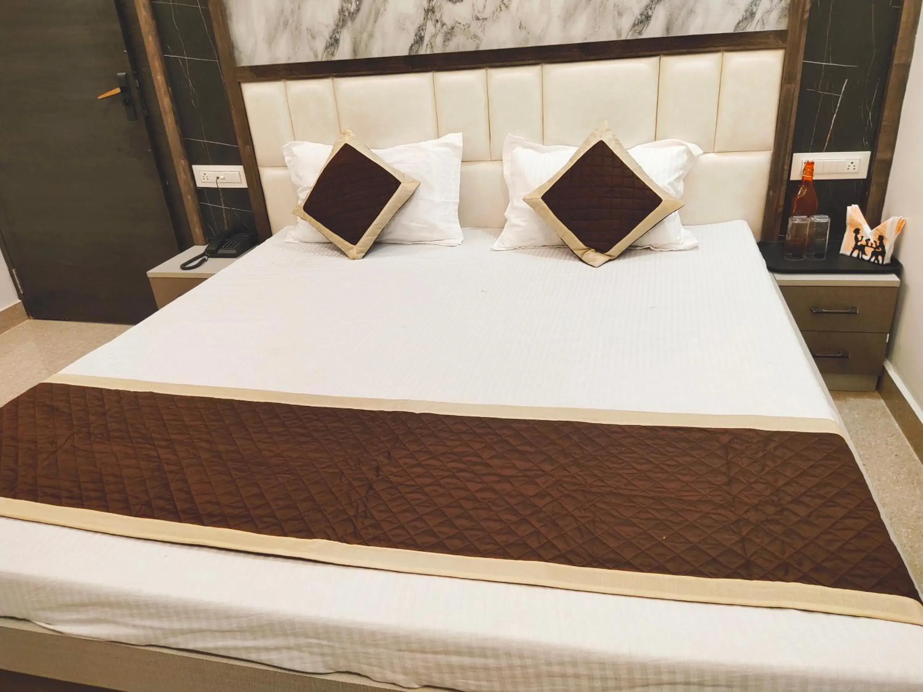 Bed in Hotel The Shree Jee Palace Bed in Hotel The Shree Jee Palace