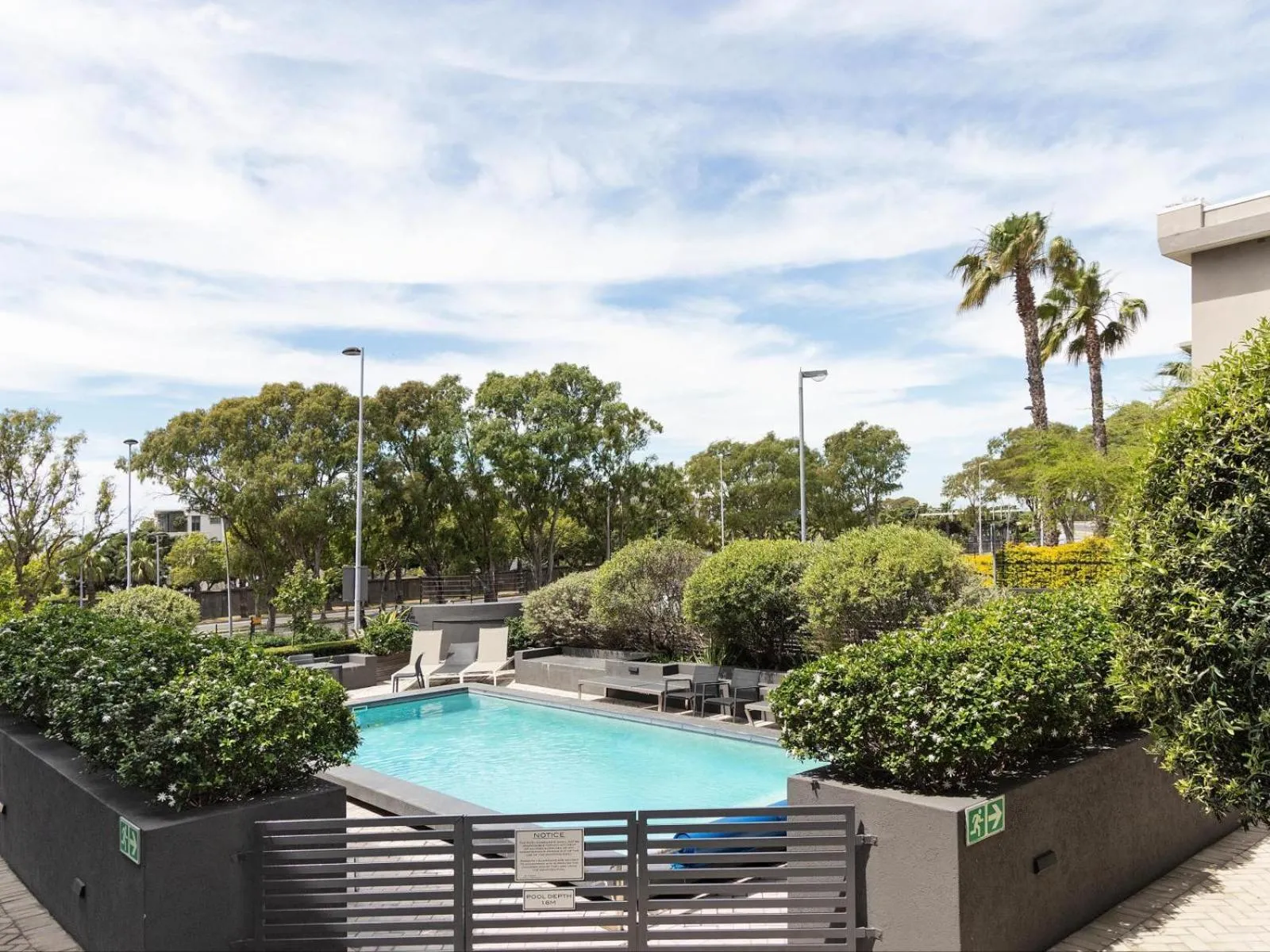 Swimming pool in Warwick Mansions 2 & 3