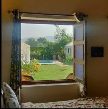 Garden view in Ranthambore Jungle Home Garden view in Ranthambore Jungle Home