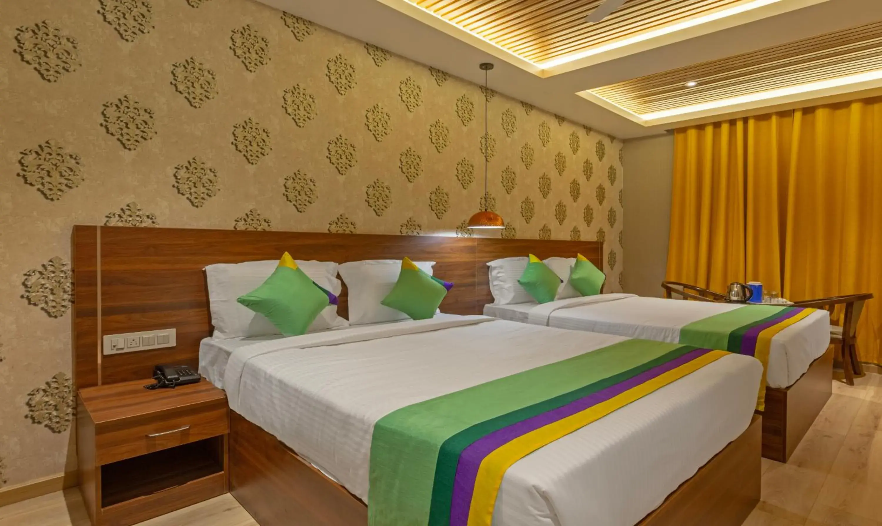 Bedroom, Bed in Treebo Windsor Heights Bedroom, Bed in Treebo Windsor Heights