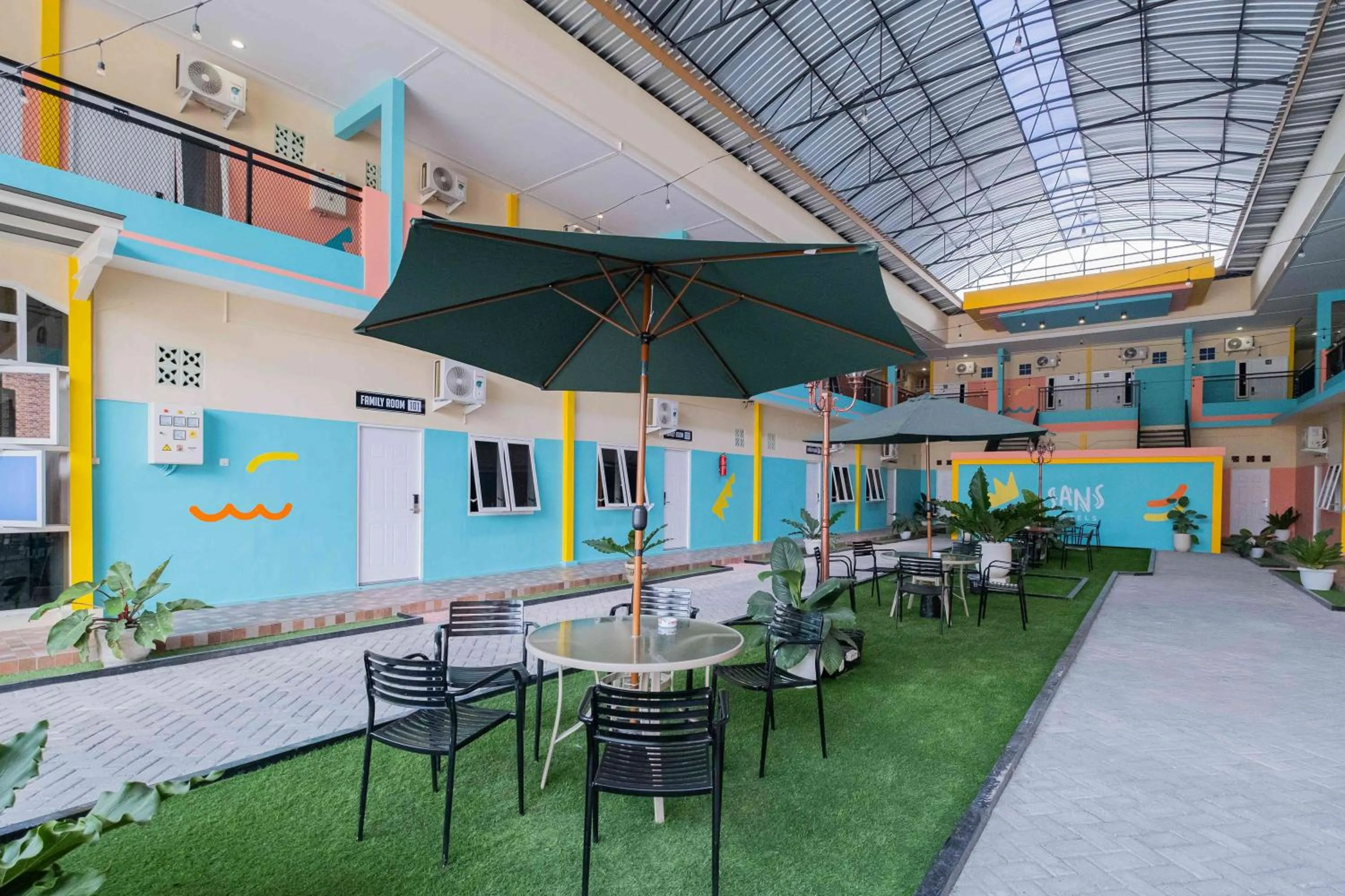 Patio in Sans WM Hotel Blitar