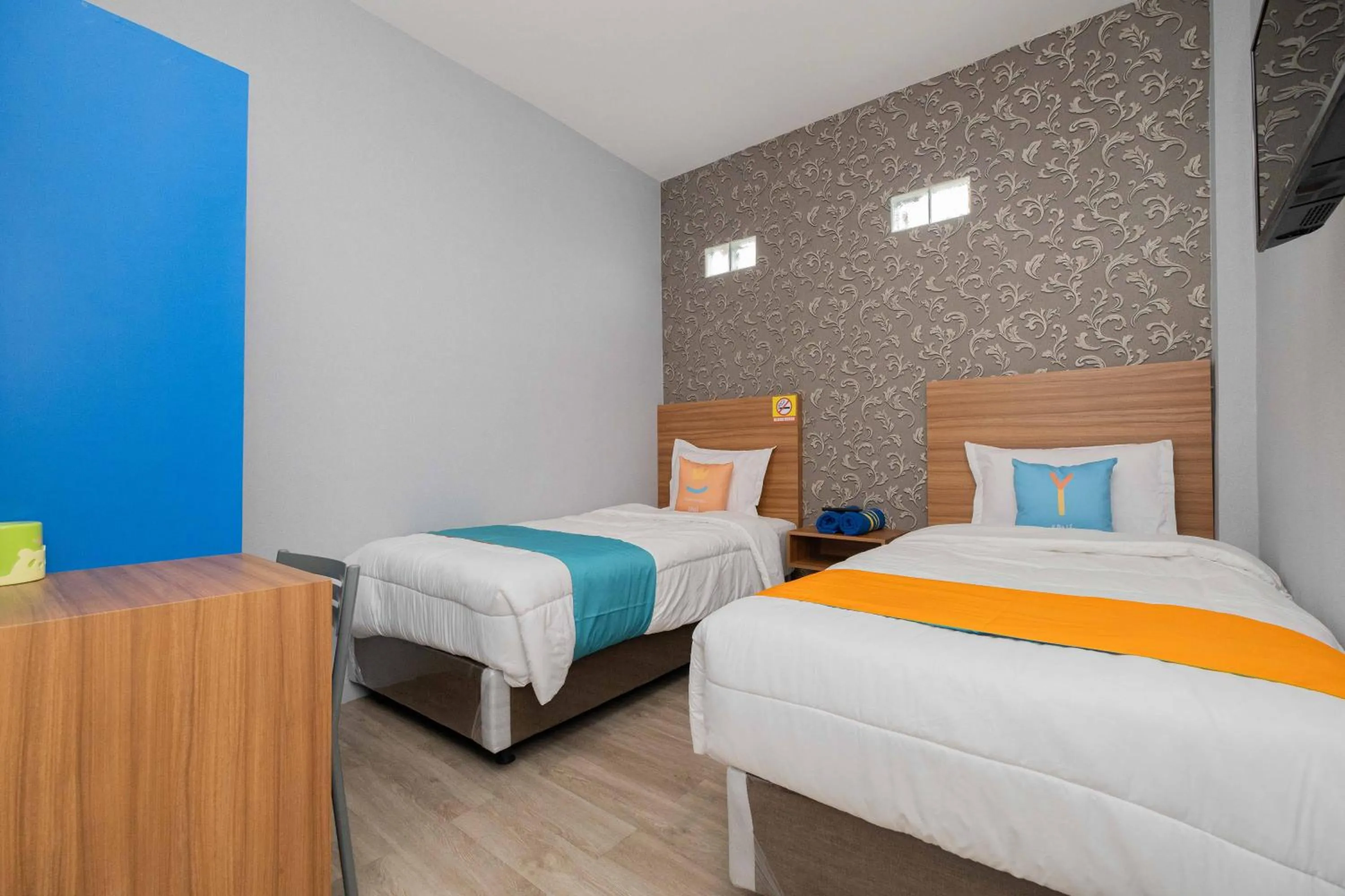 Bedroom, Bed in Sans WM Hotel Blitar