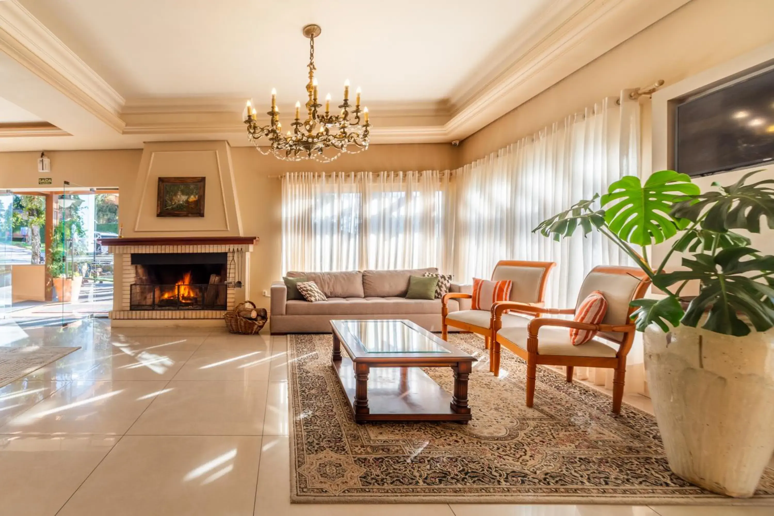 Living room in Hotel Monte Felice Bosque Living room in Hotel Monte Felice Bosque