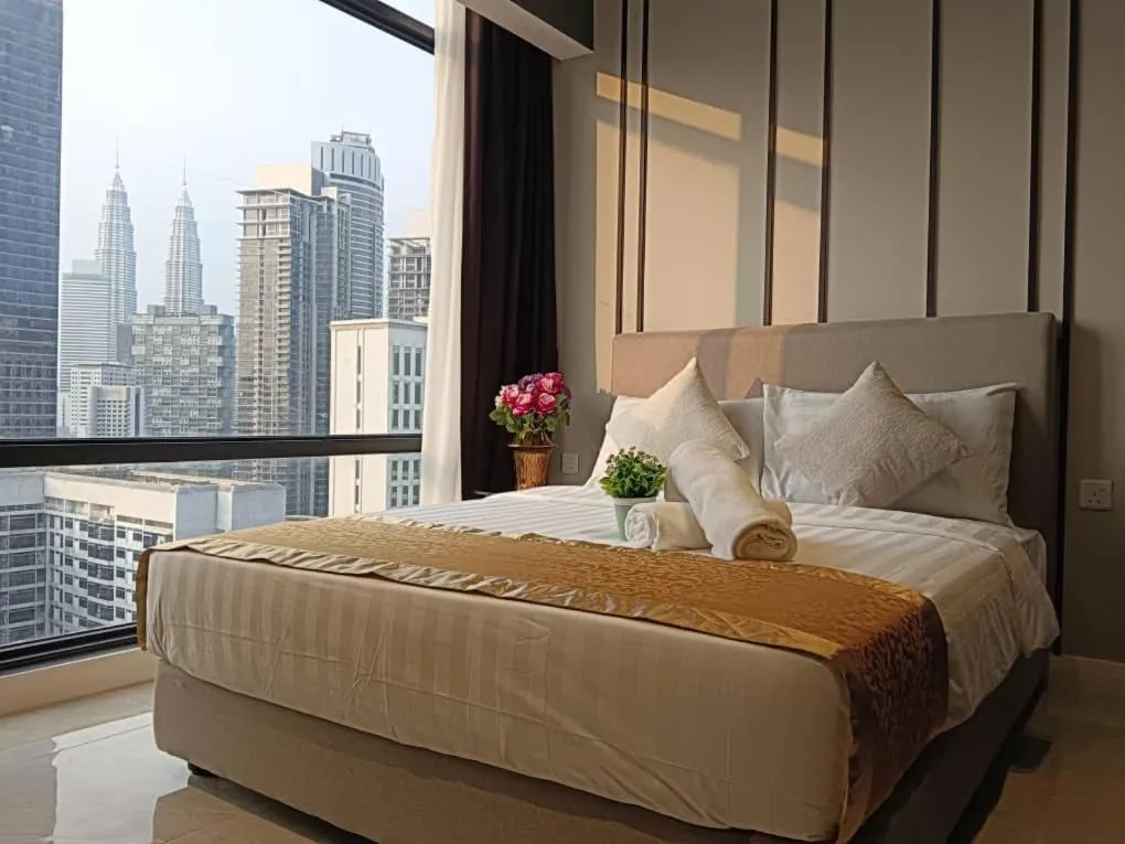 Bed in Axon Serviced Suites Kuala Lumpur