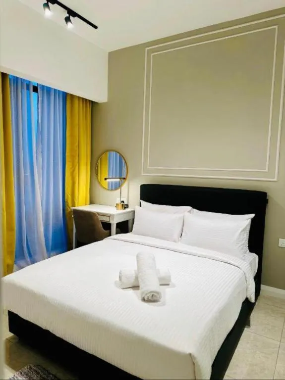 Bed in Axon Serviced Suites Kuala Lumpur