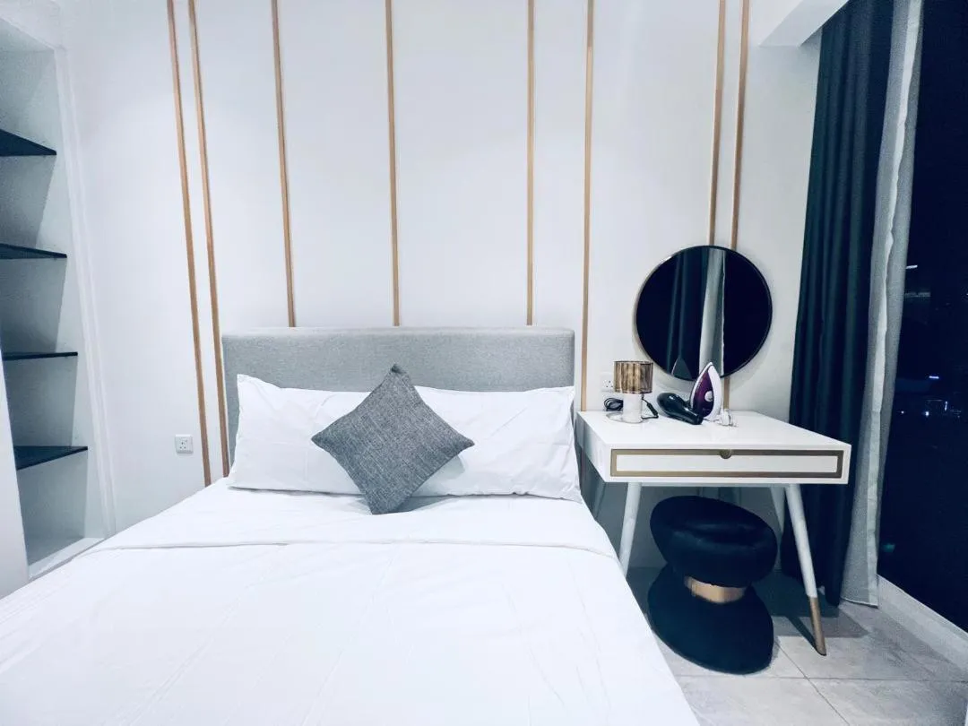 Bed in Axon Serviced Suites Kuala Lumpur
