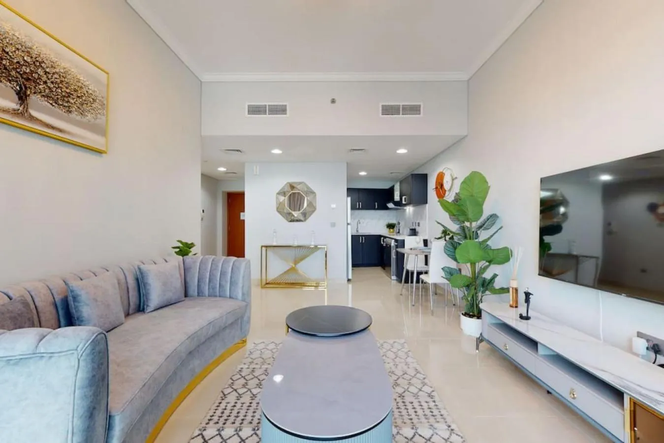 Living room in Vacationer Holiday Homes I Gorgeous One Bedroom I Ocean Heights