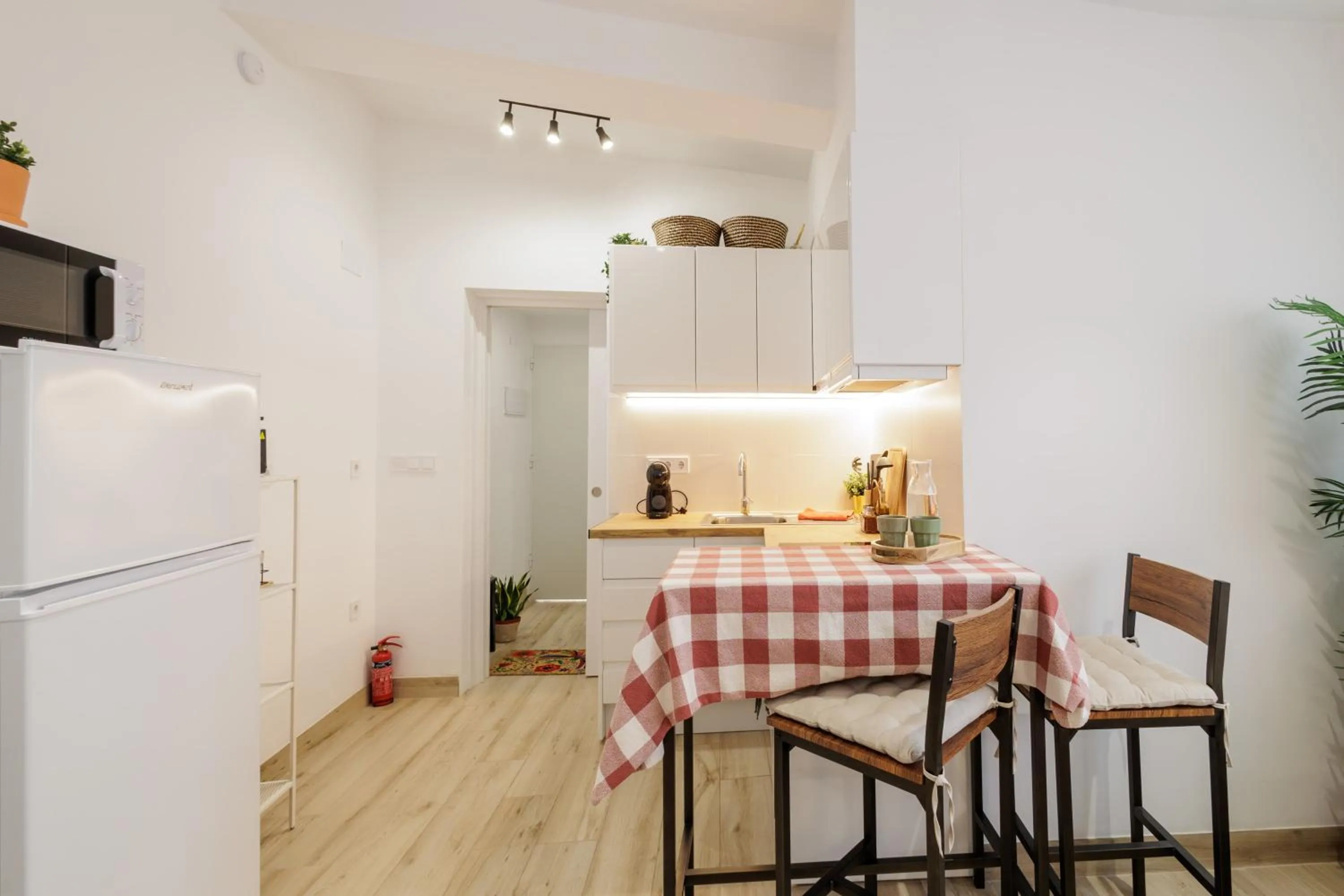 Kitchen or kitchenette in Apartament a Sant Celoni, Montseny, Barcelona