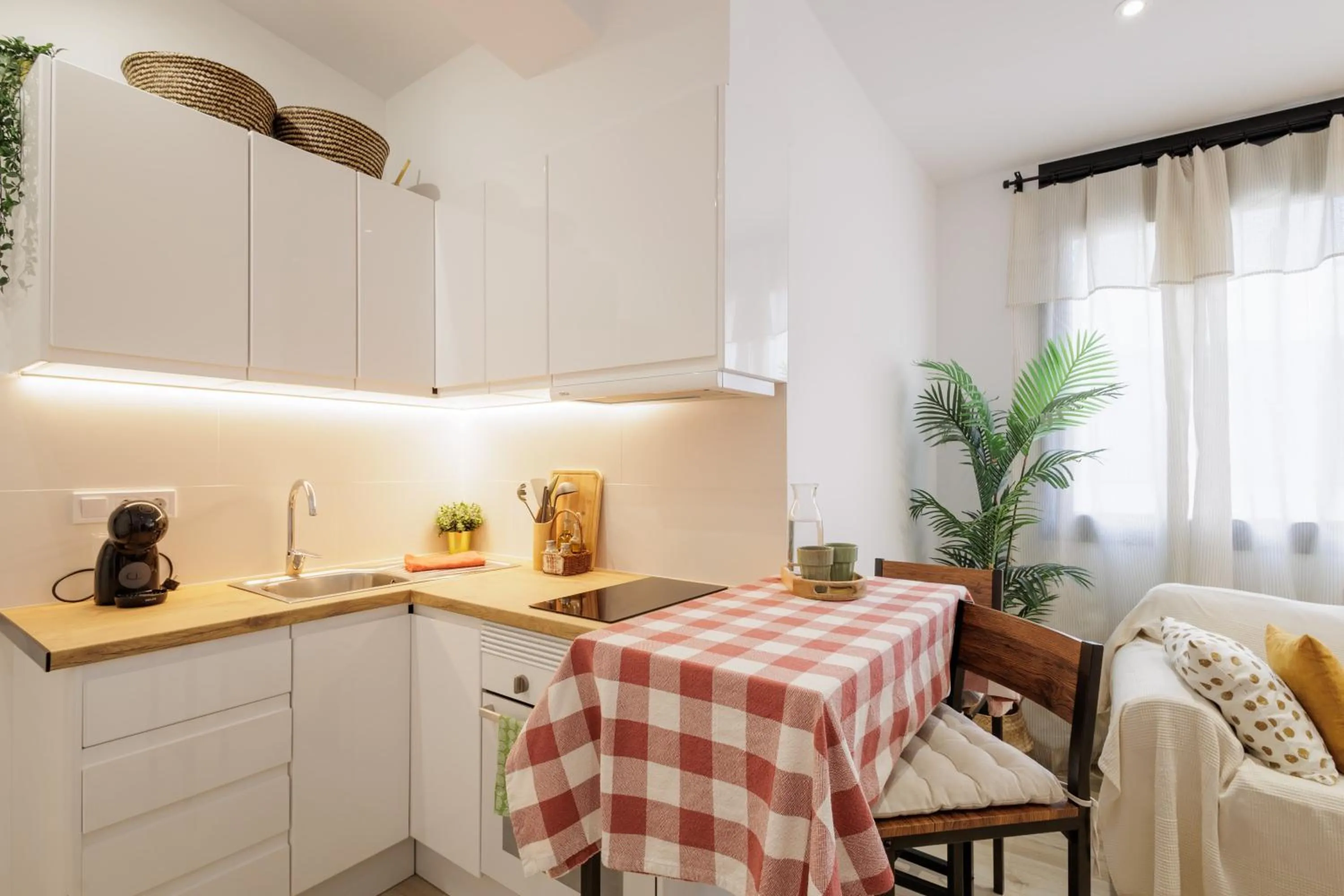 Kitchen or kitchenette in Apartament a Sant Celoni, Montseny, Barcelona