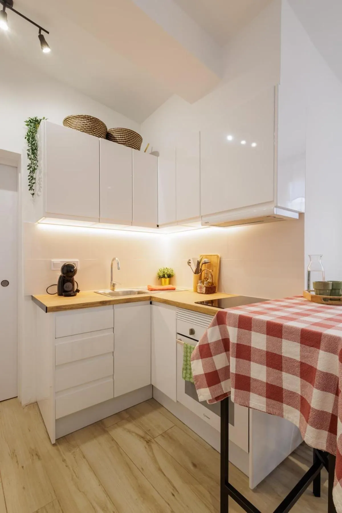 Kitchen or kitchenette in Apartament a Sant Celoni, Montseny, Barcelona