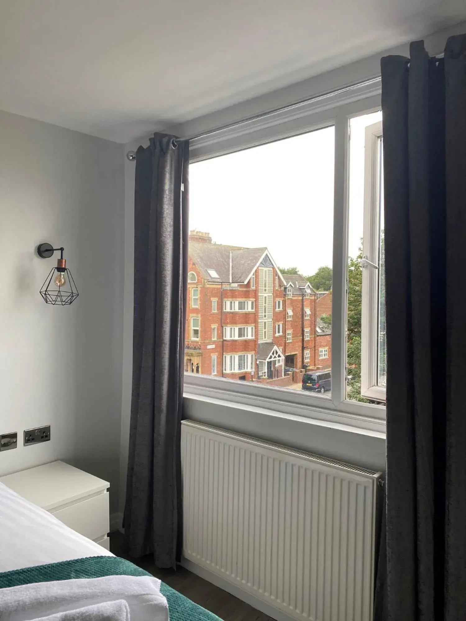 View (from property/room), Bed in Whites Hotel View (from property/room), Bed in Whites Hotel