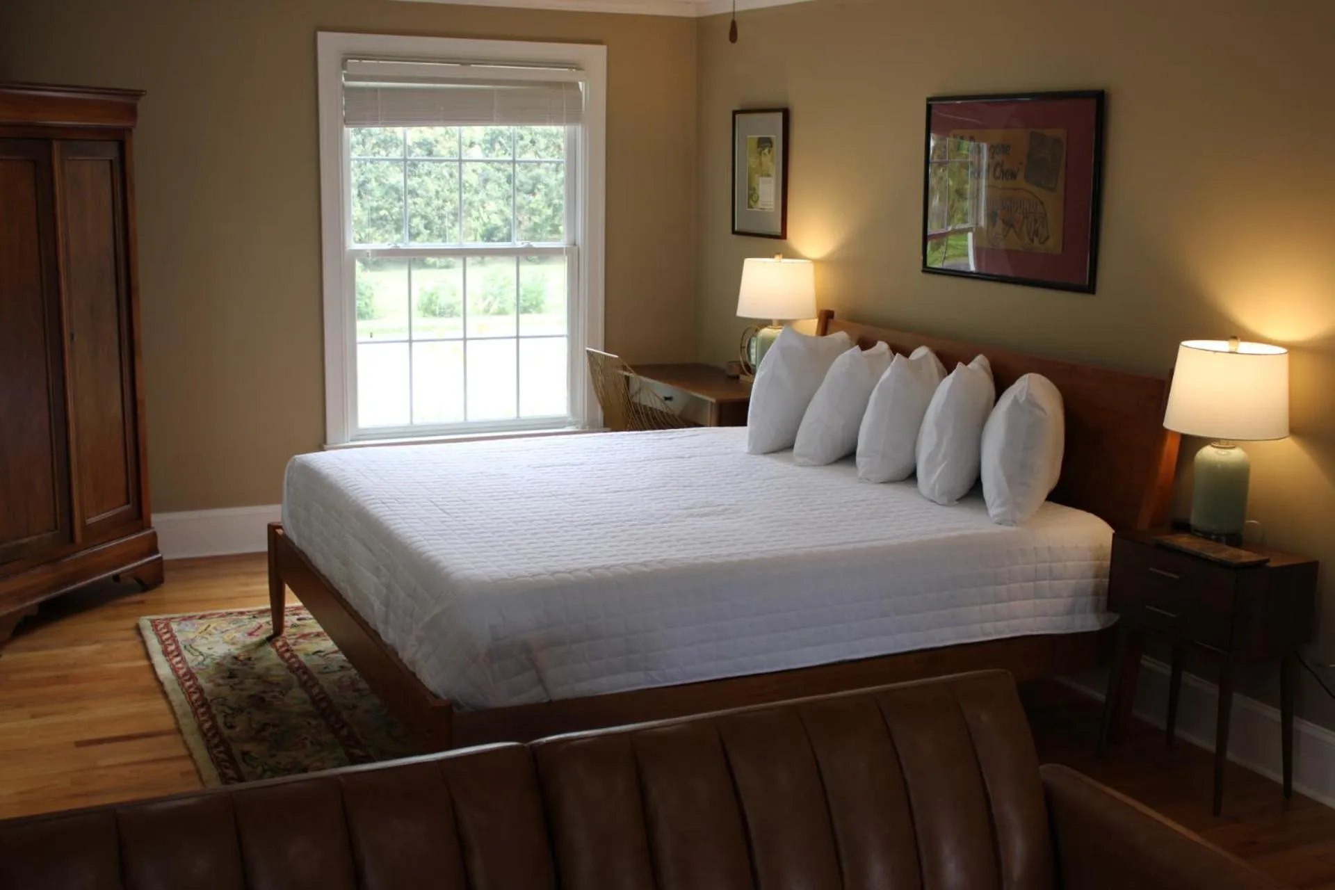 Bed in The Emory House