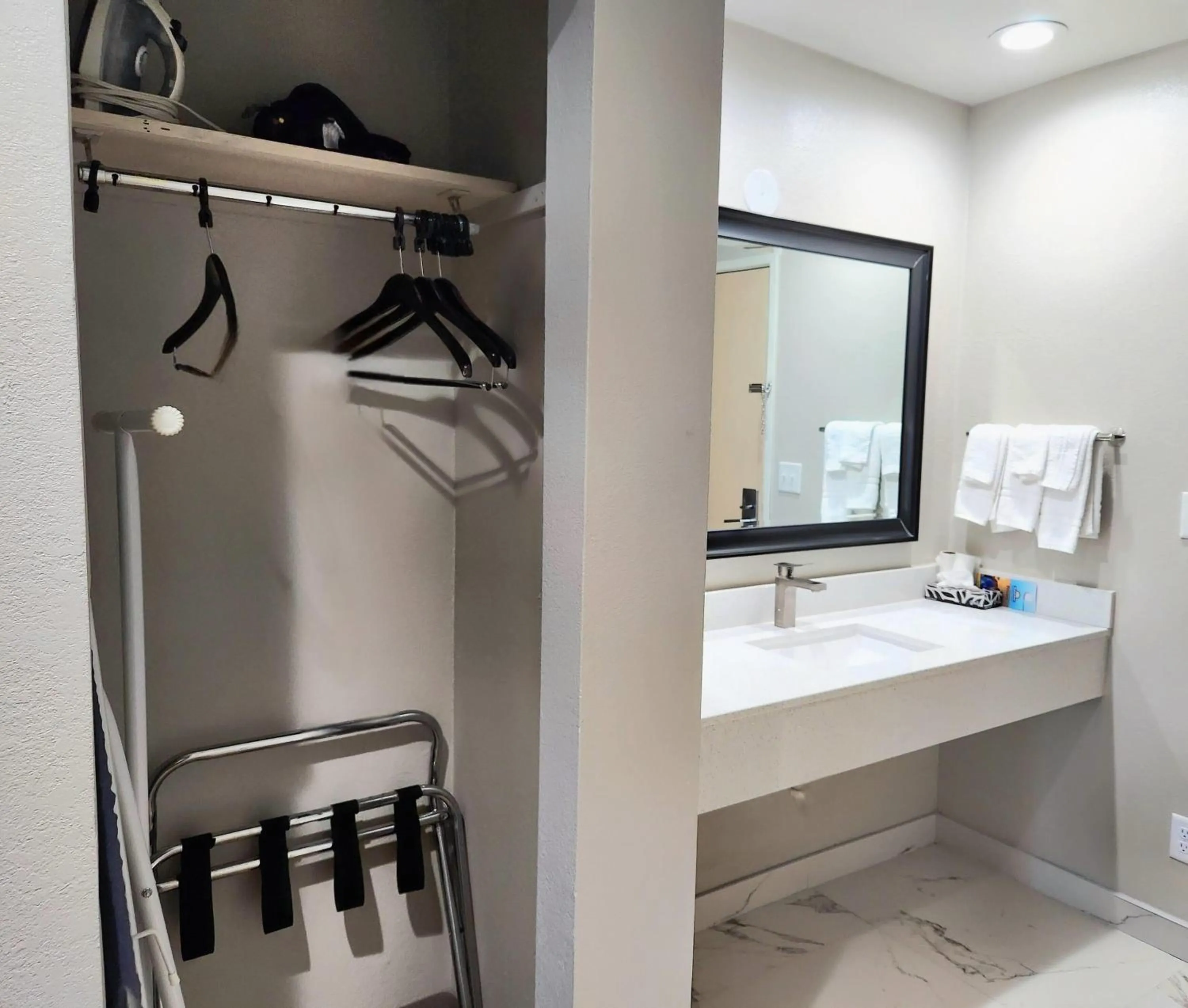 Bathroom in Days Inn & Suites by Wyndham Corpus Christi Central