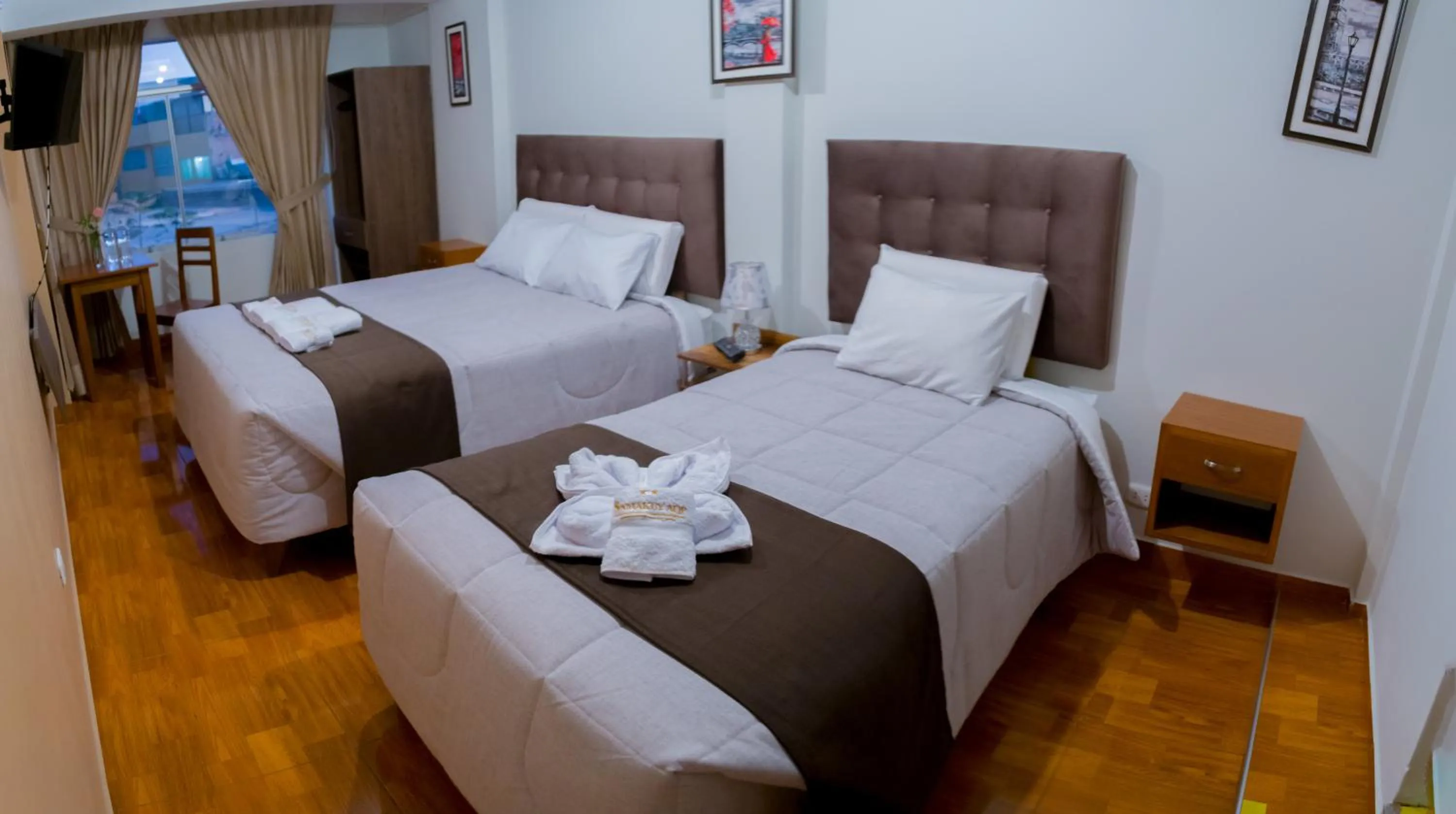 Photo of the whole room, Bed in Hostal Samakuy AQP