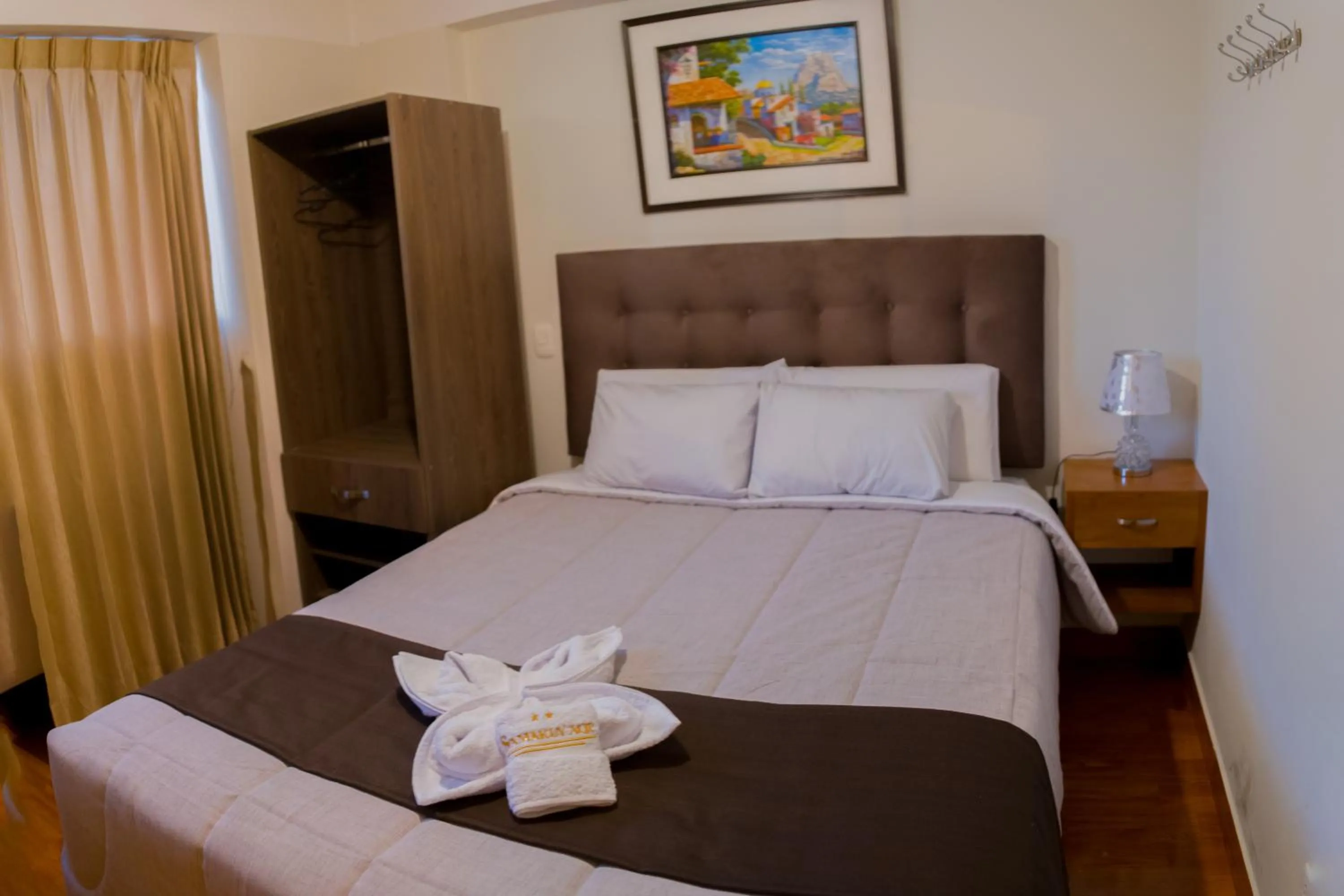 Bedroom, Bed in Hostal Samakuy AQP