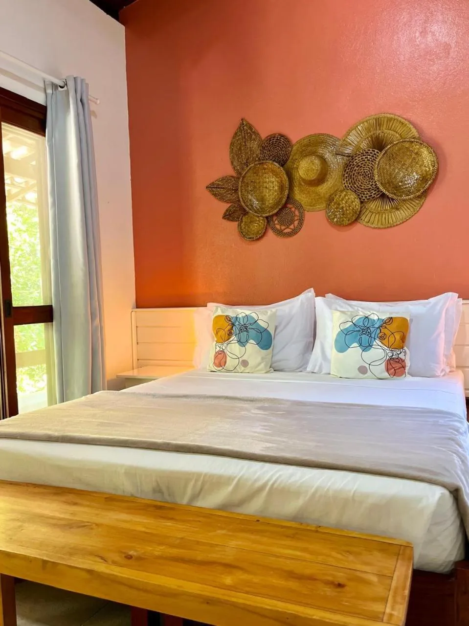 Bed in Pousada Maliale