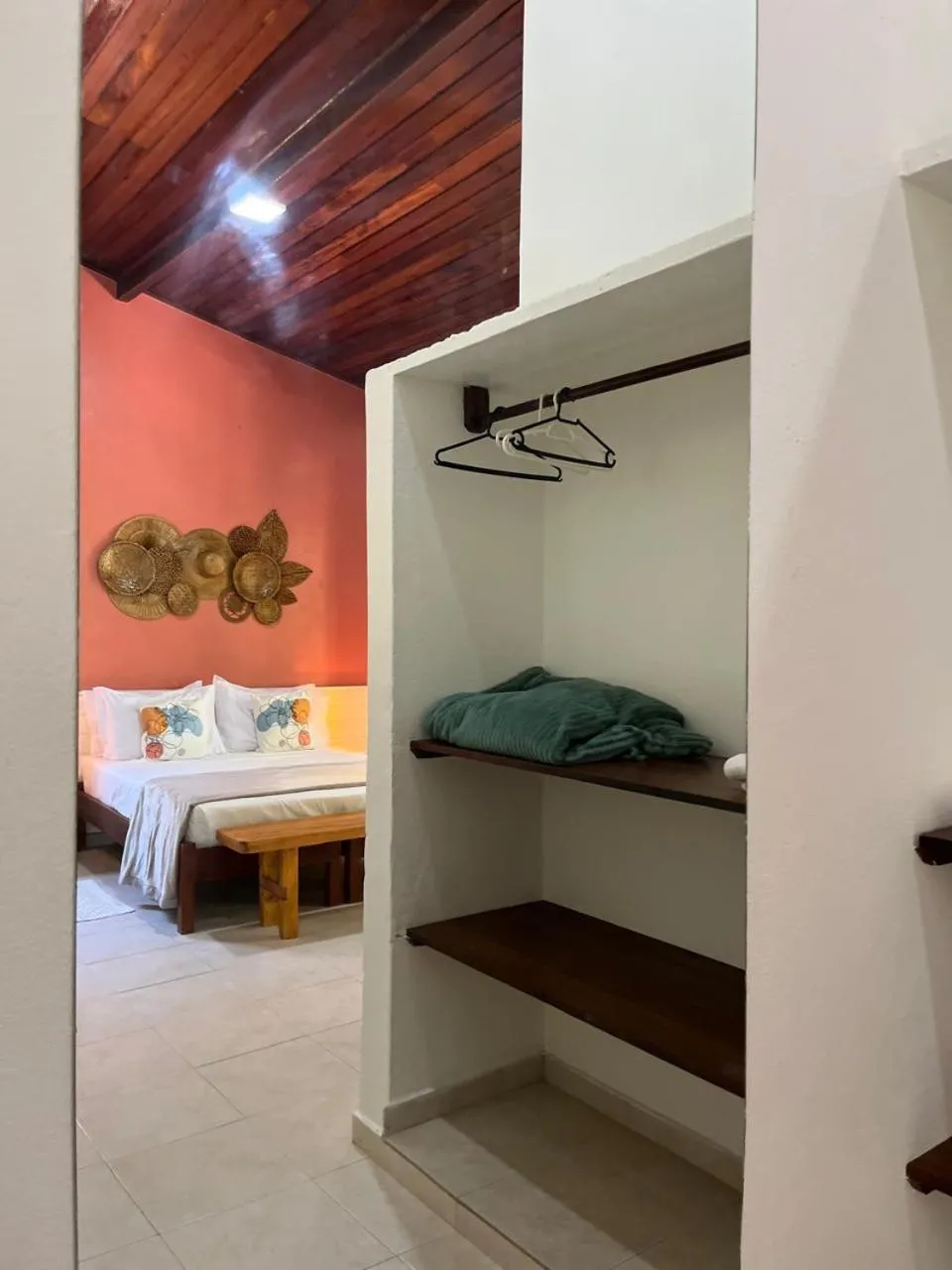 Bed in Pousada Maliale