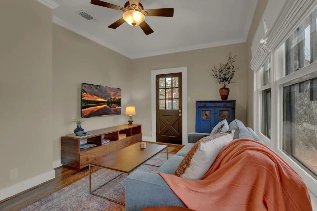 Bed in Charming Craftsman Home!-2 BLKS from Main St!