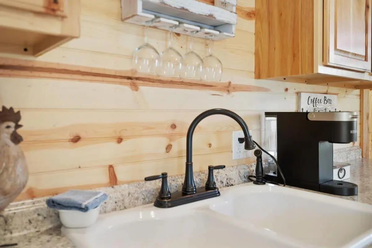 Coffee/tea facilities in Stunning Cabin Right on Main St!