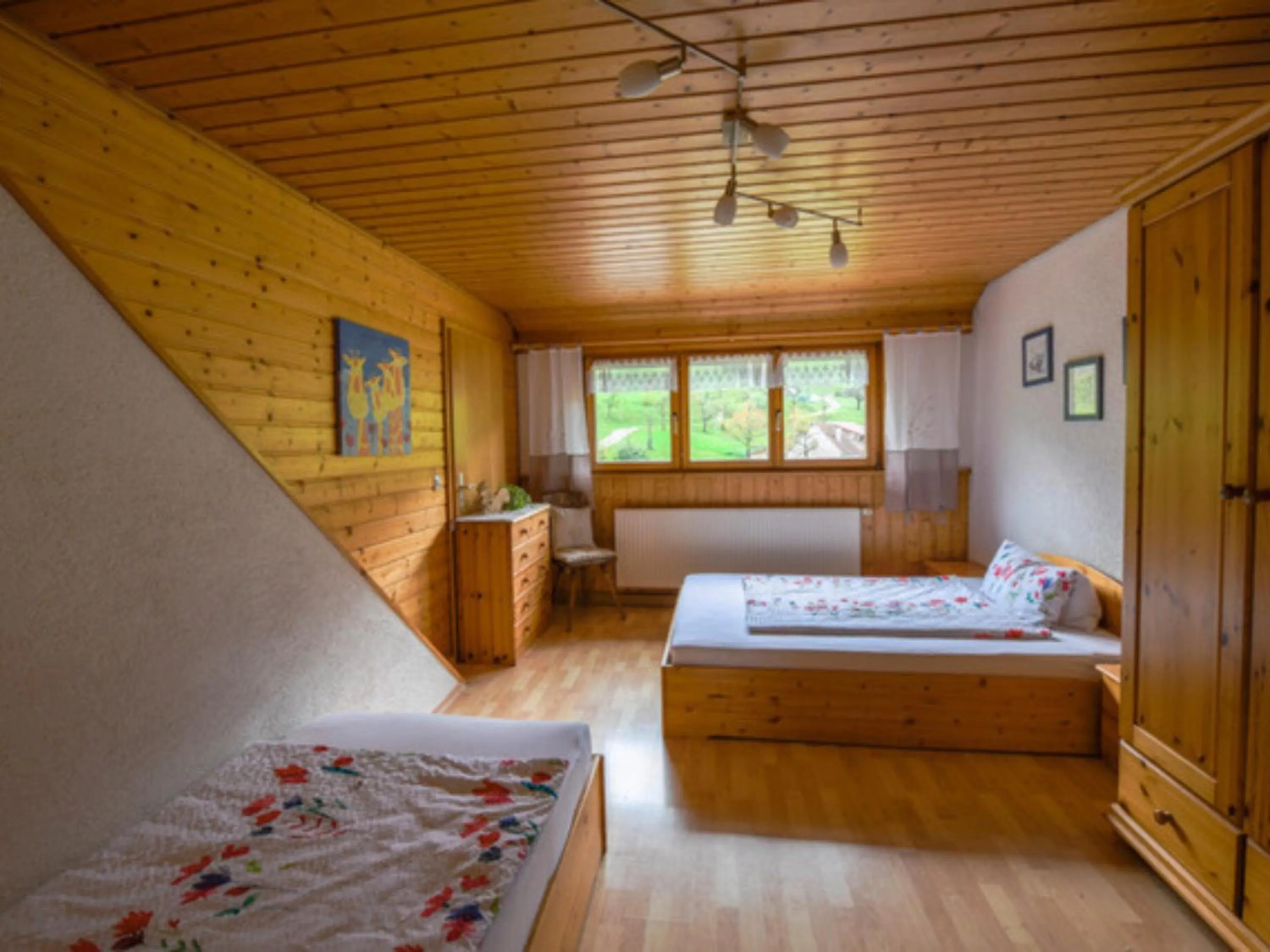 Bedroom, Bed in Ferienwohnungen Maierhof Oberried