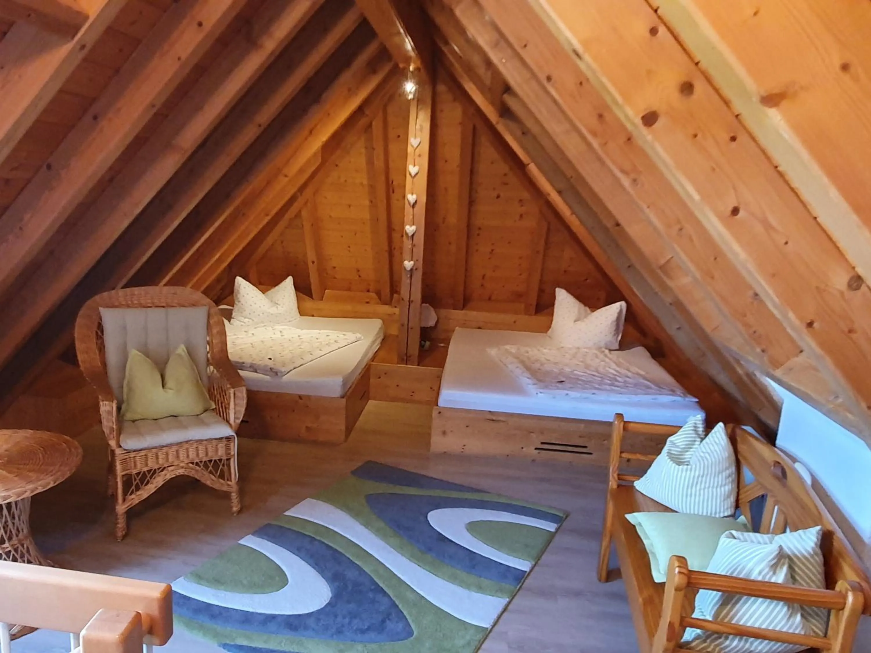 Bedroom, Bed in Ferienwohnungen Maierhof Oberried