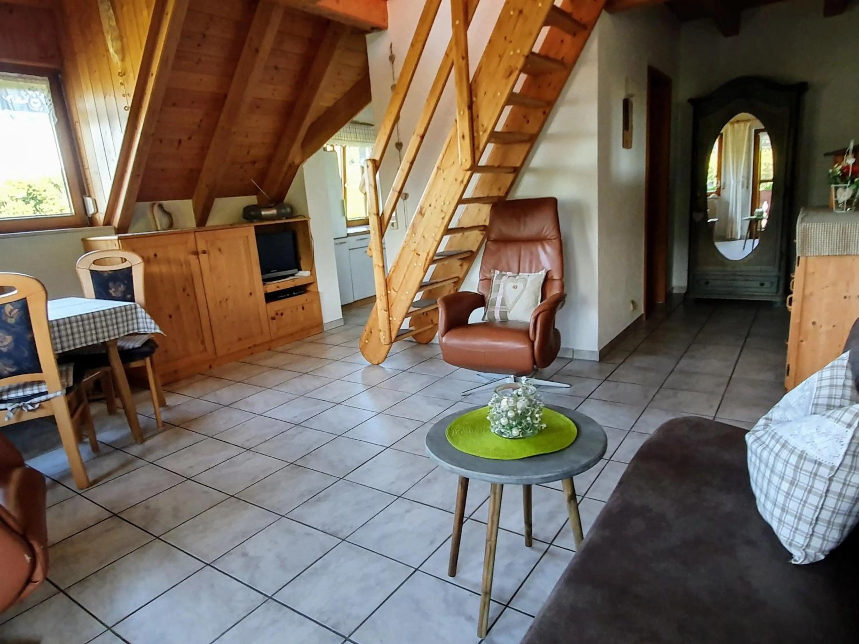 Living room in Ferienwohnungen Maierhof Oberried