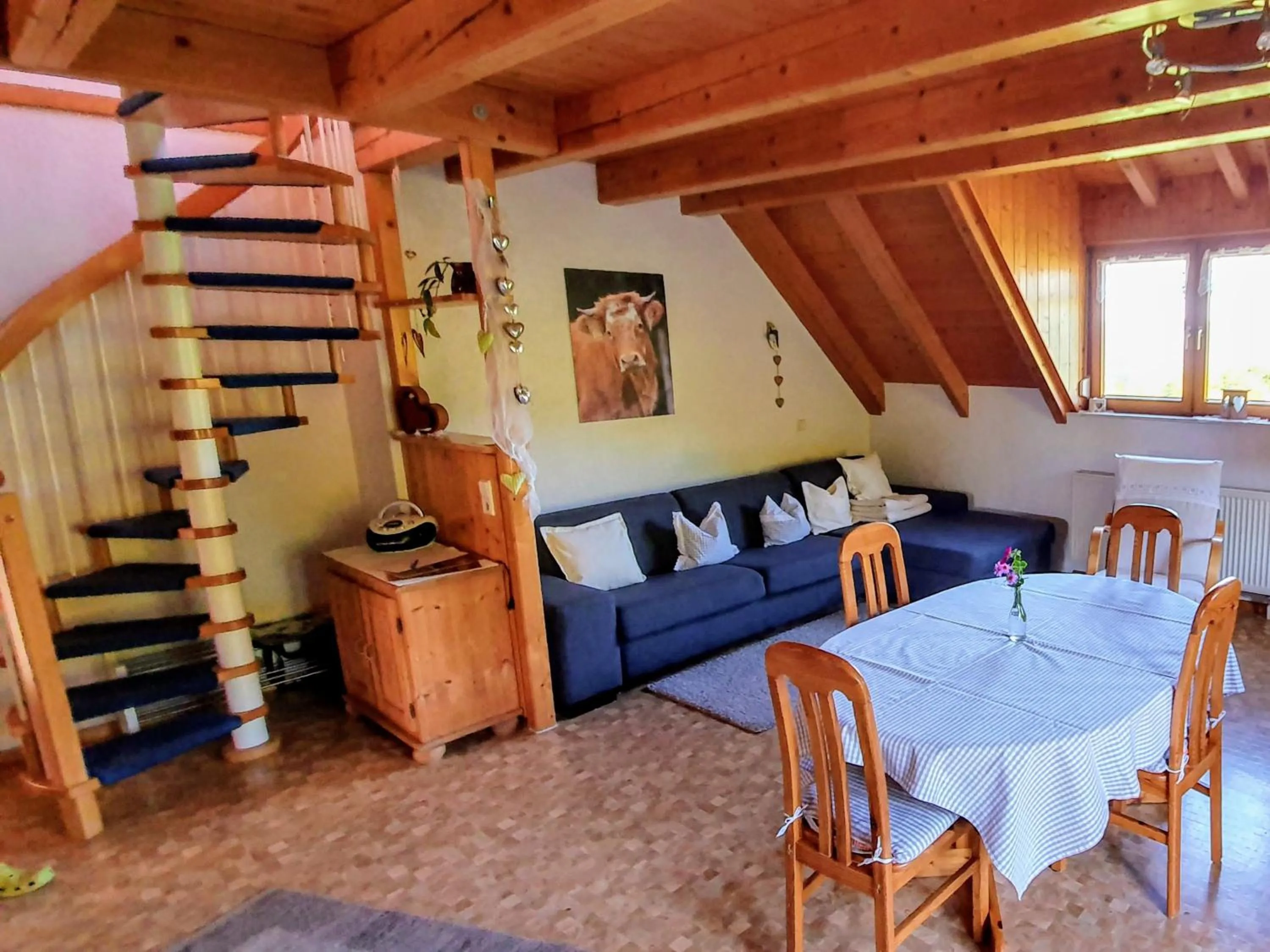 Living room in Ferienwohnungen Maierhof Oberried