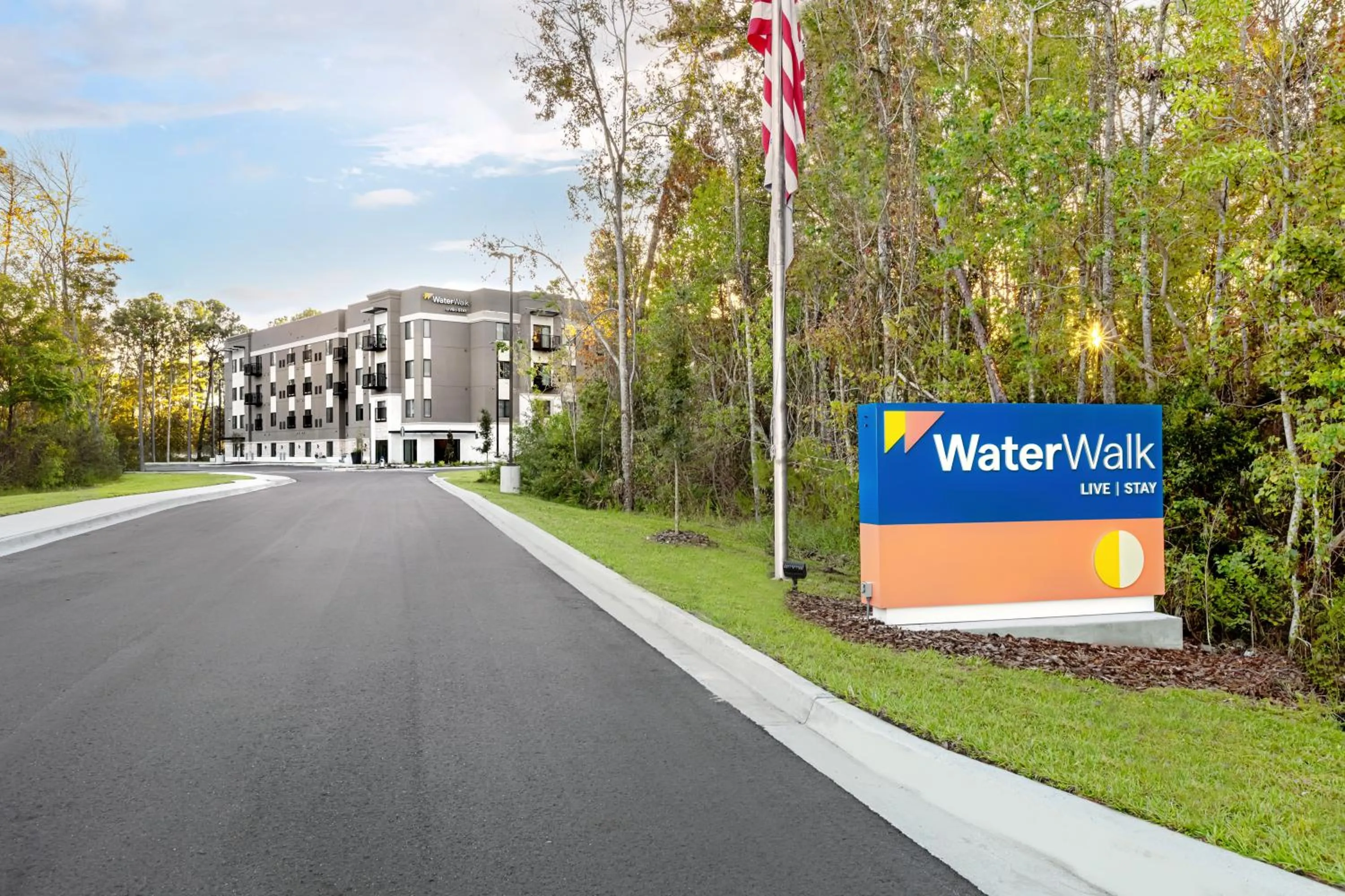 Facade/entrance in WaterWalk Extended Stay by Wyndham Jacksonville Deerwood Pk
