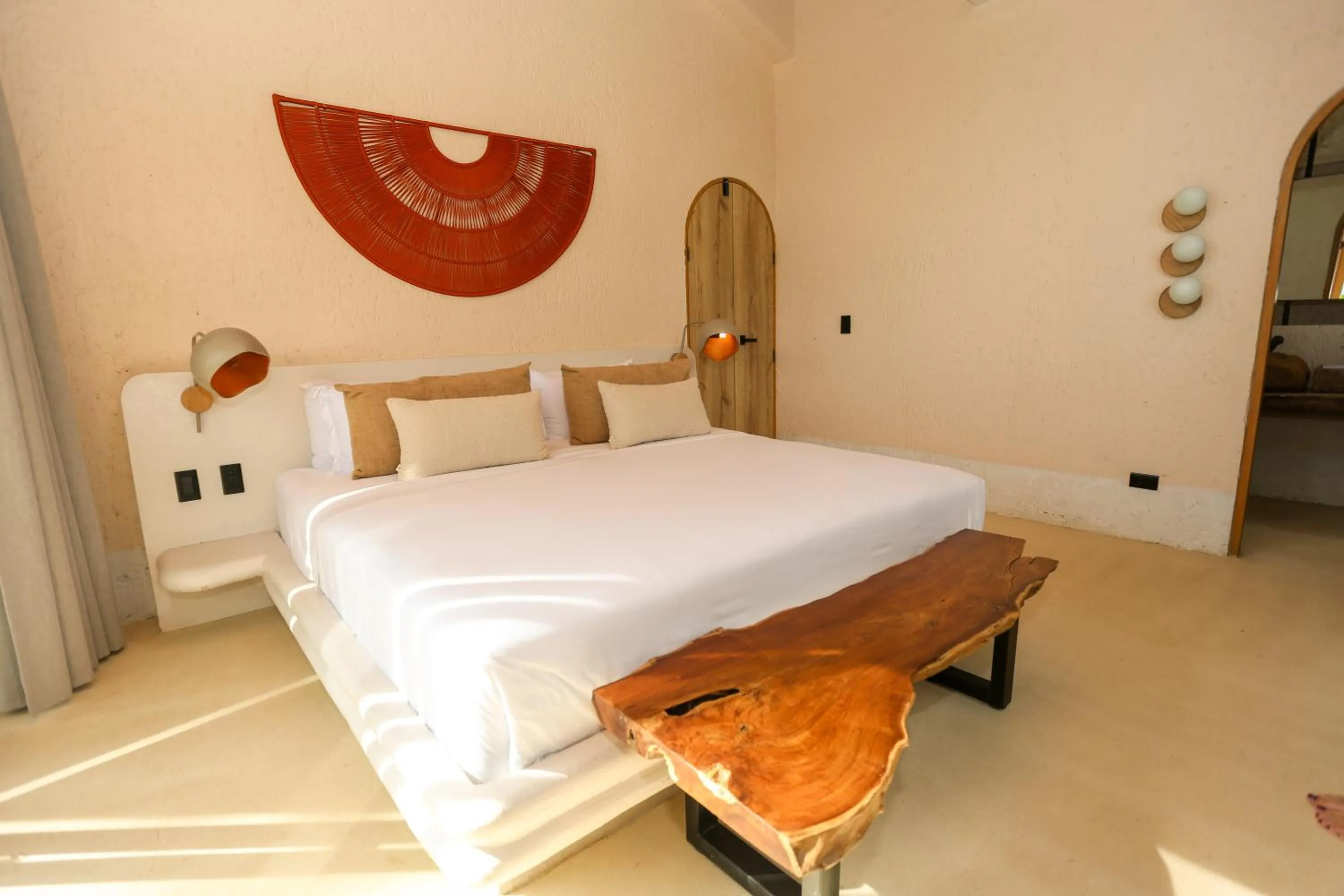 Bed in Hotel Tahiti