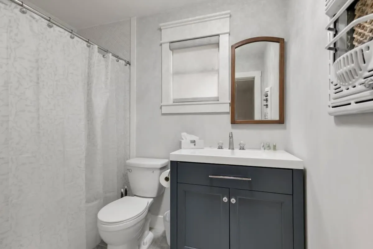 Toilet in Gorgeous Home with Grill 5Min from MainSt!