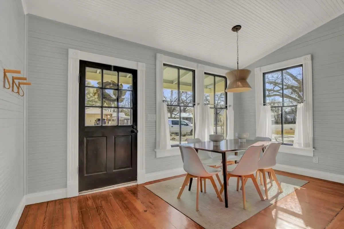 Dining area in Gorgeous Home 1 Blk from Main with Hot Tub & Fire Pit!
